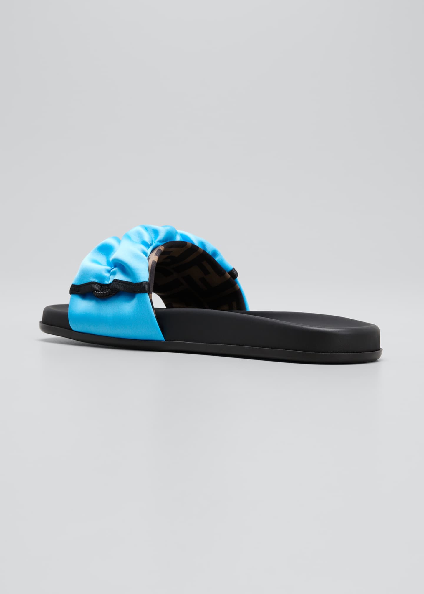 Fendi Illusion Flat Slide Sandals - Bergdorf Goodman