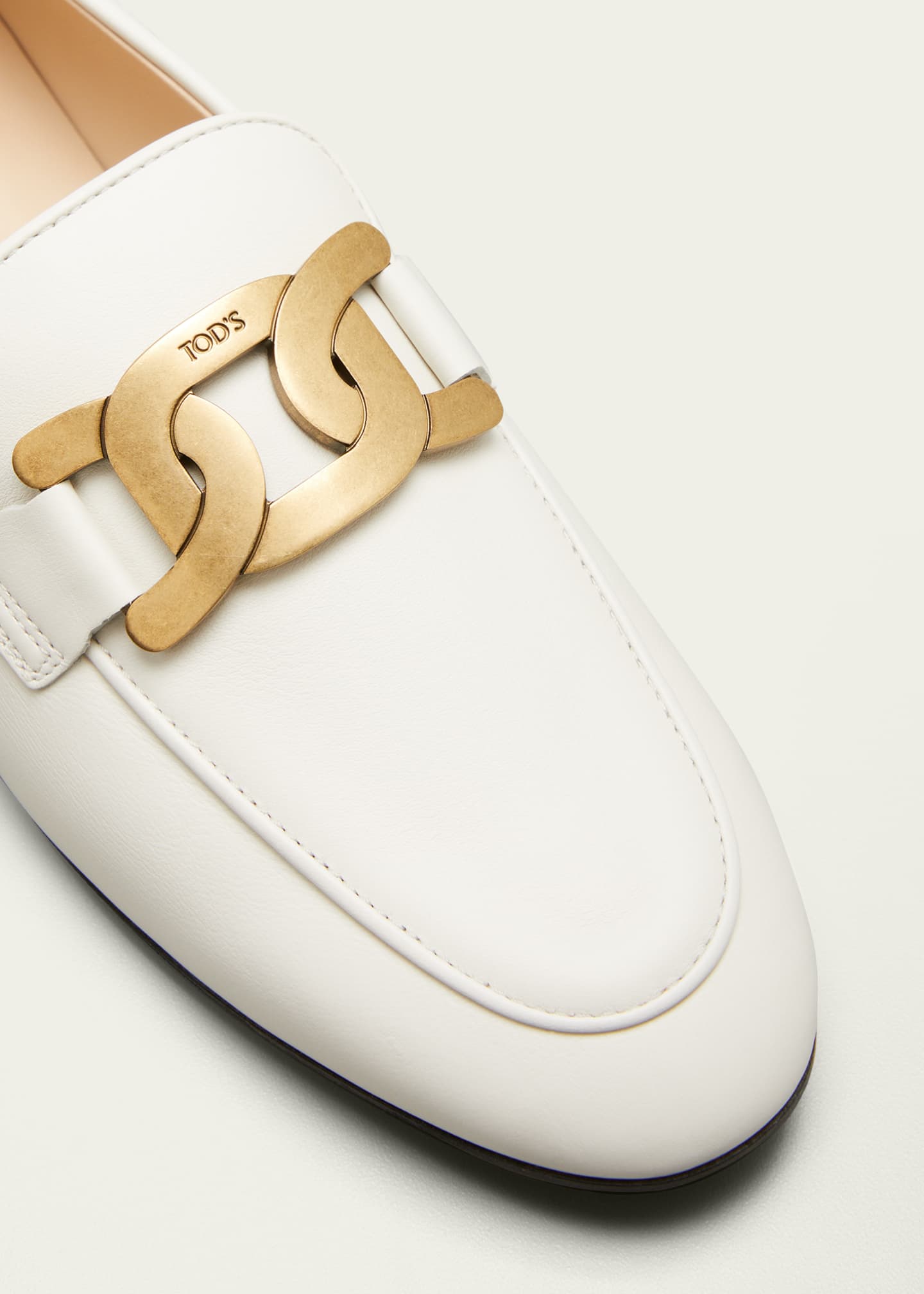 Tod's Kate Flat Loafers - White