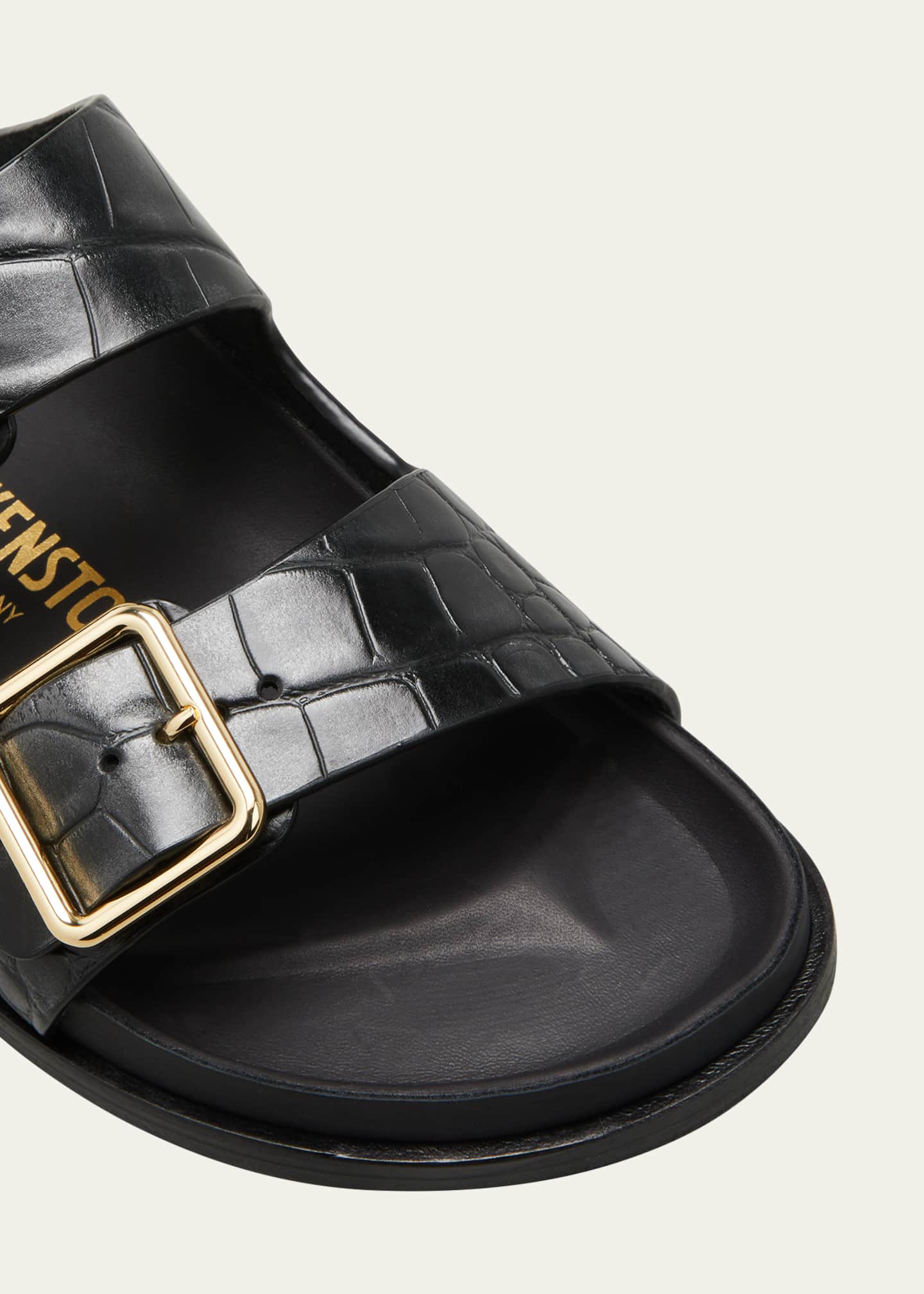 Mock croc sandals store