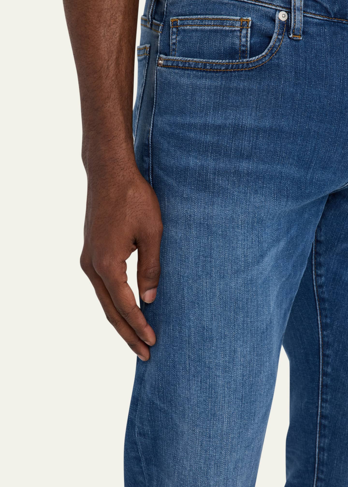 FRAME Men's L'Homme Slim-Fit Jeans Image 5 of 5