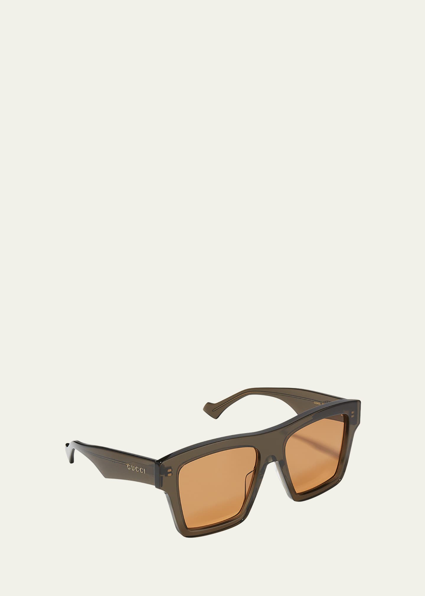 Gucci Men's Square Acetate Sunglasses Bergdorf Goodman