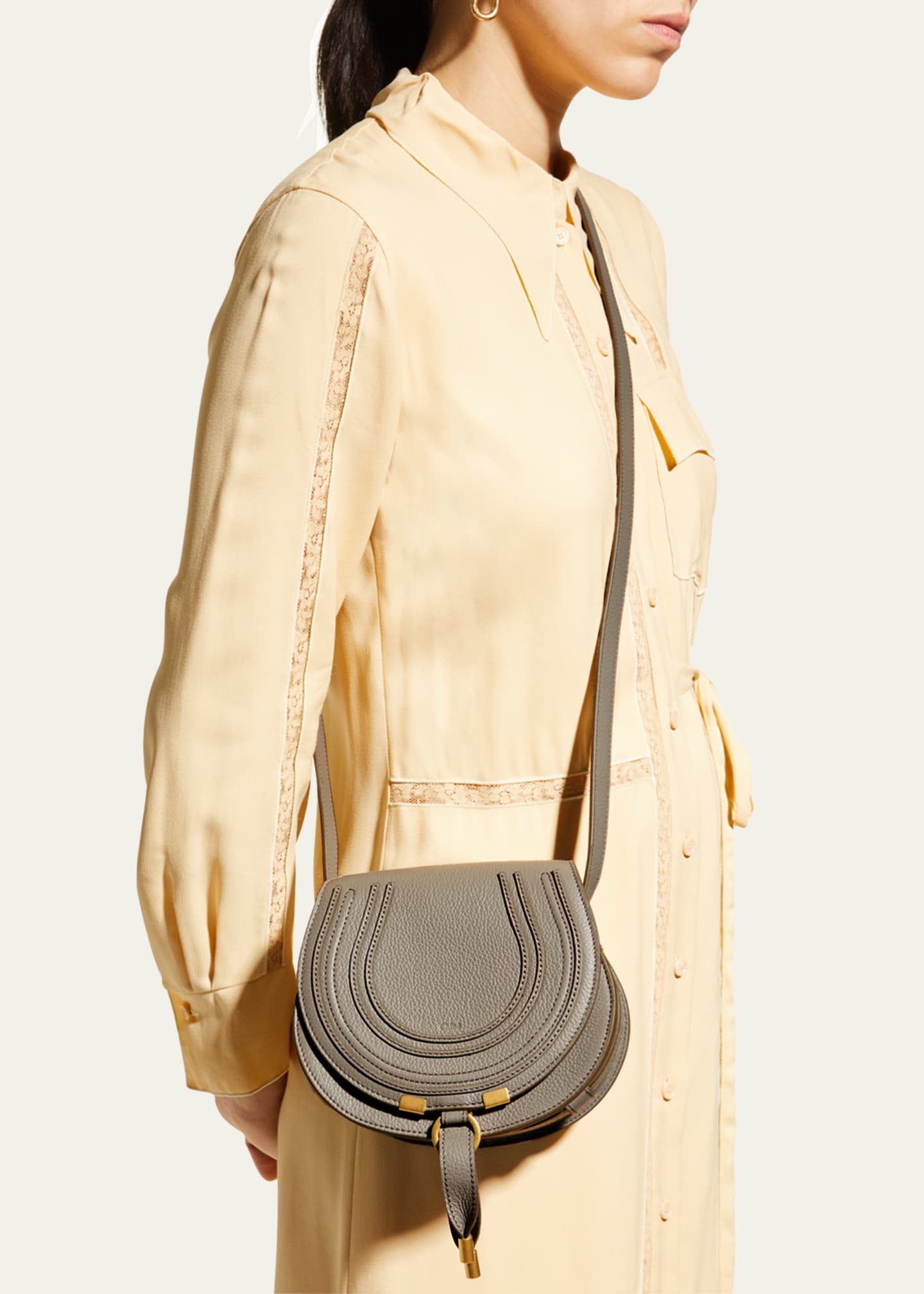 Chloe Marcie Small Saddle Crossbody Bag Bergdorf Goodman