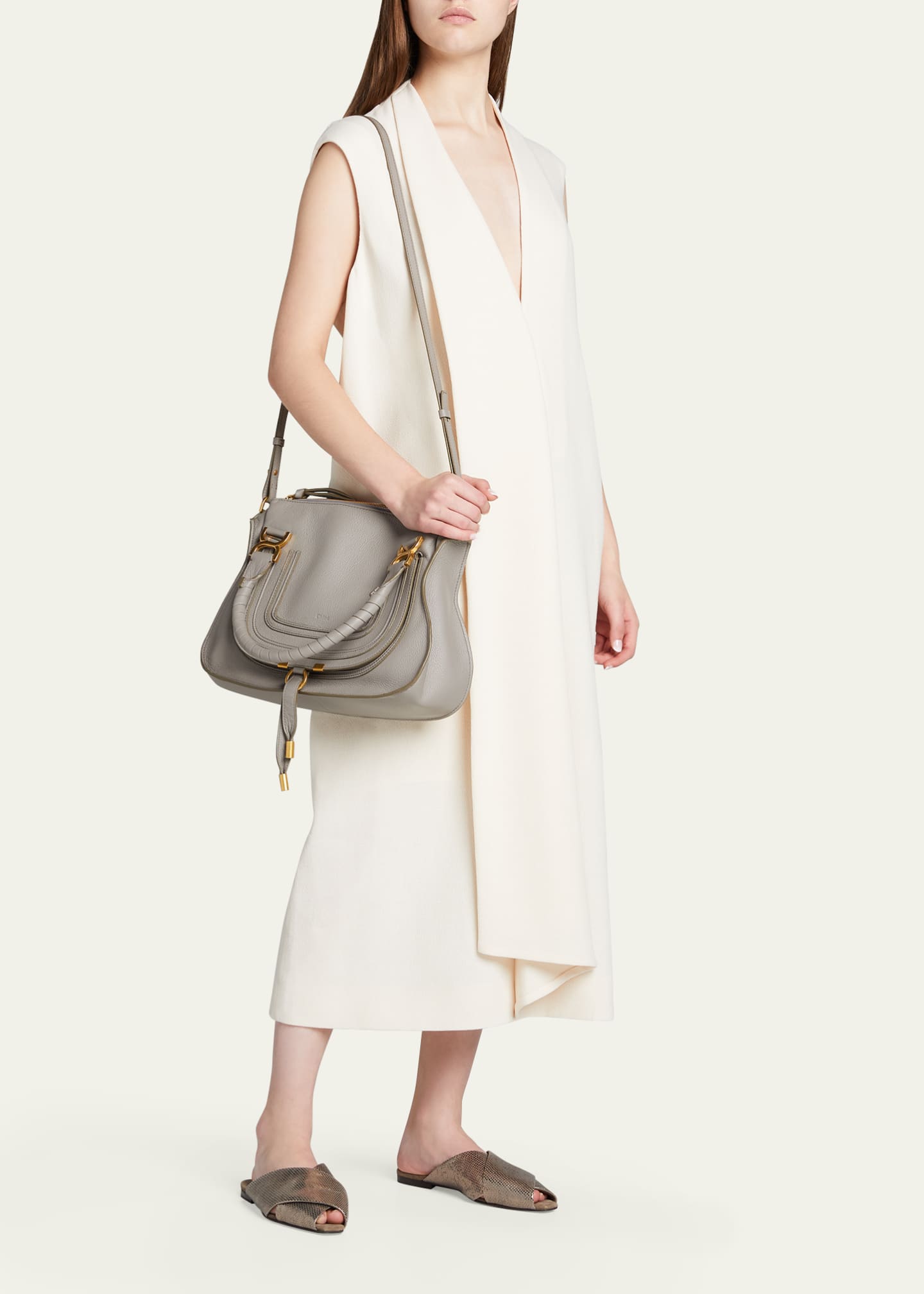 Chloe marcie medium leather handbag clearance