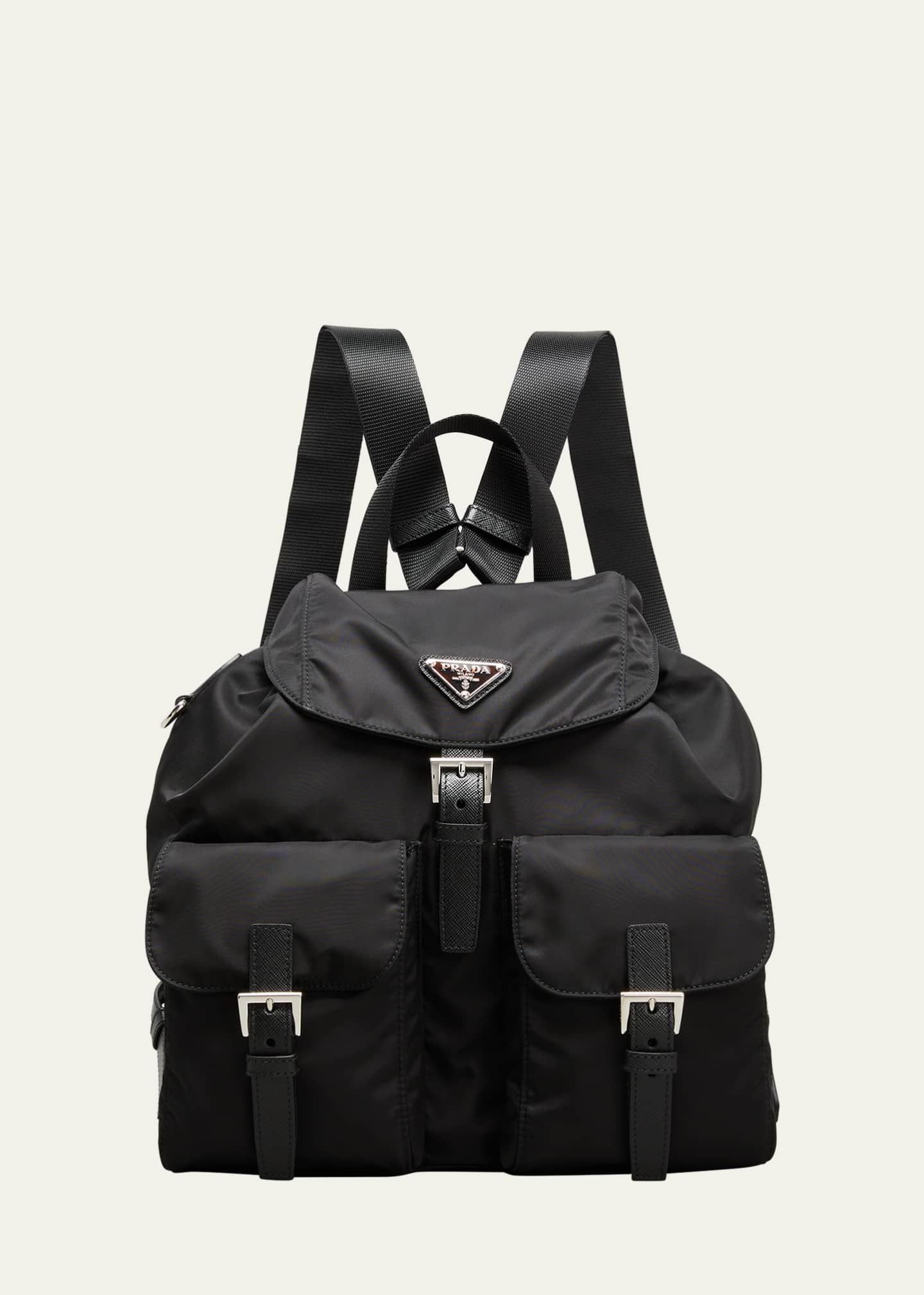Prada Vela Medium Recycled Nylon Backpack - Bergdorf Goodman
