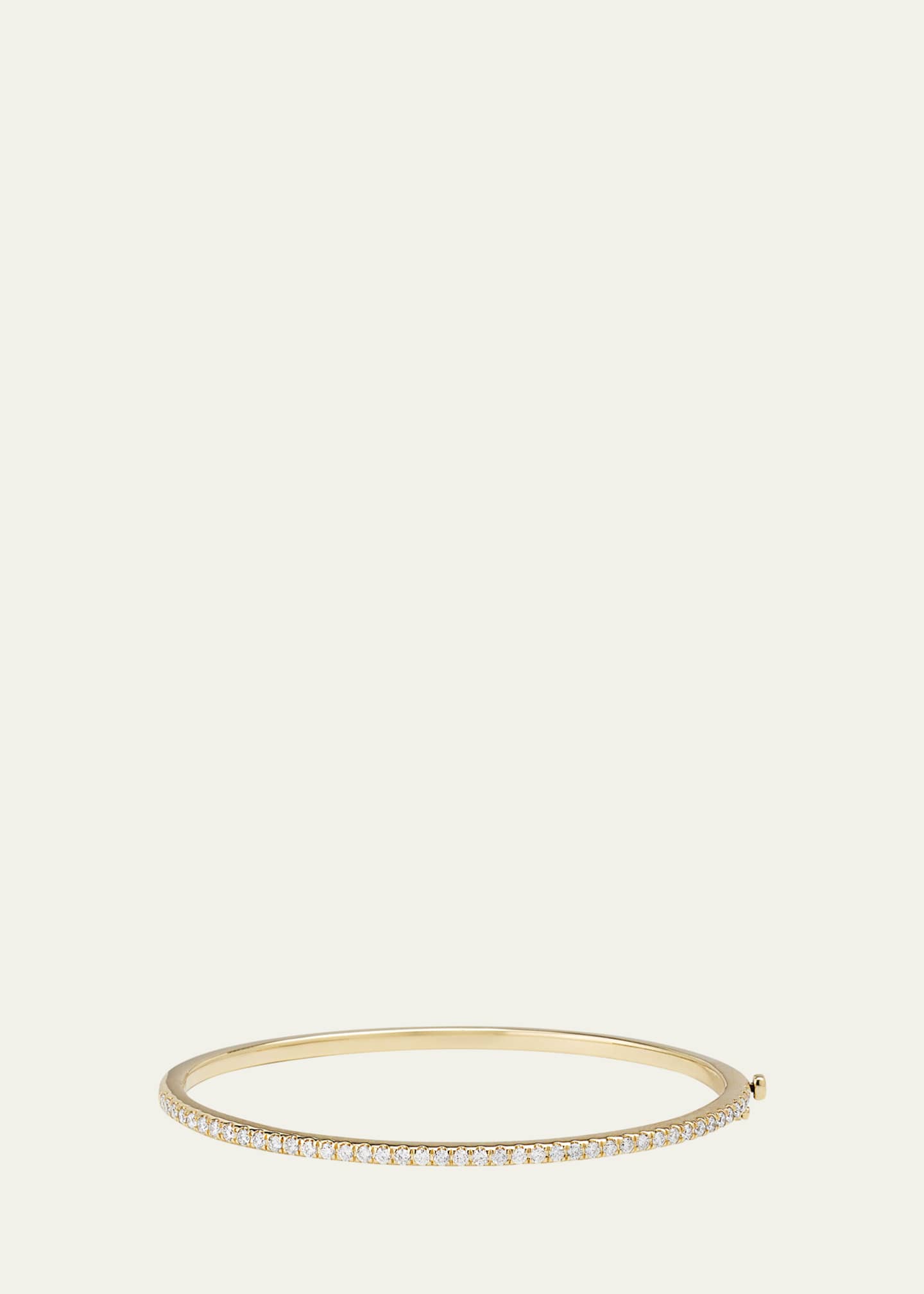 Sydney Evan 14K Yellow Gold Diamond Pave Bangle Image 1 of 4