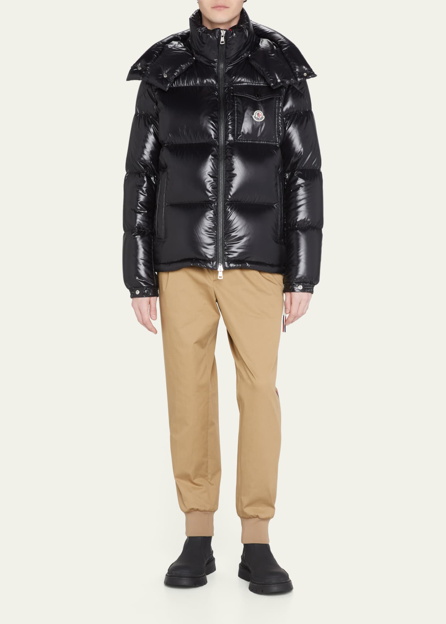 Moncler Men's Montbeliard Shiny Nylon Jacket - Bergdorf Goodman