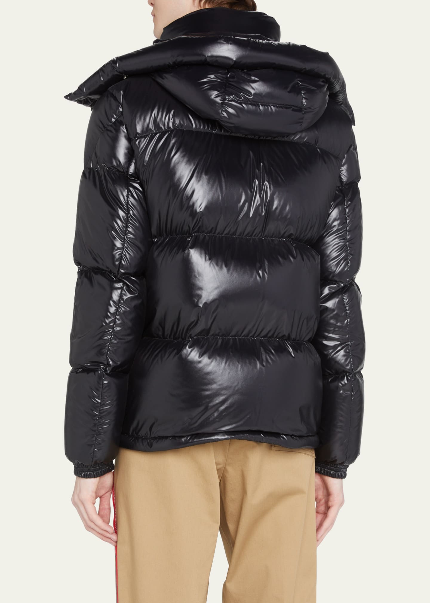 Shiny moncler jacket store