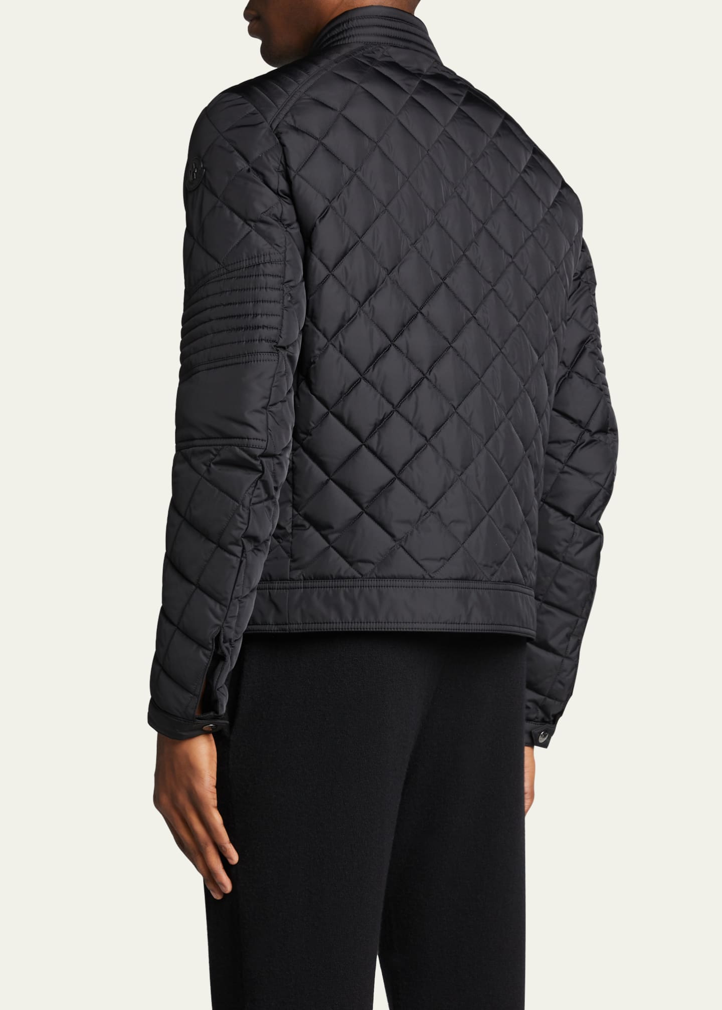 Moncler Men's Breitman Biker Jacket - Bergdorf Goodman