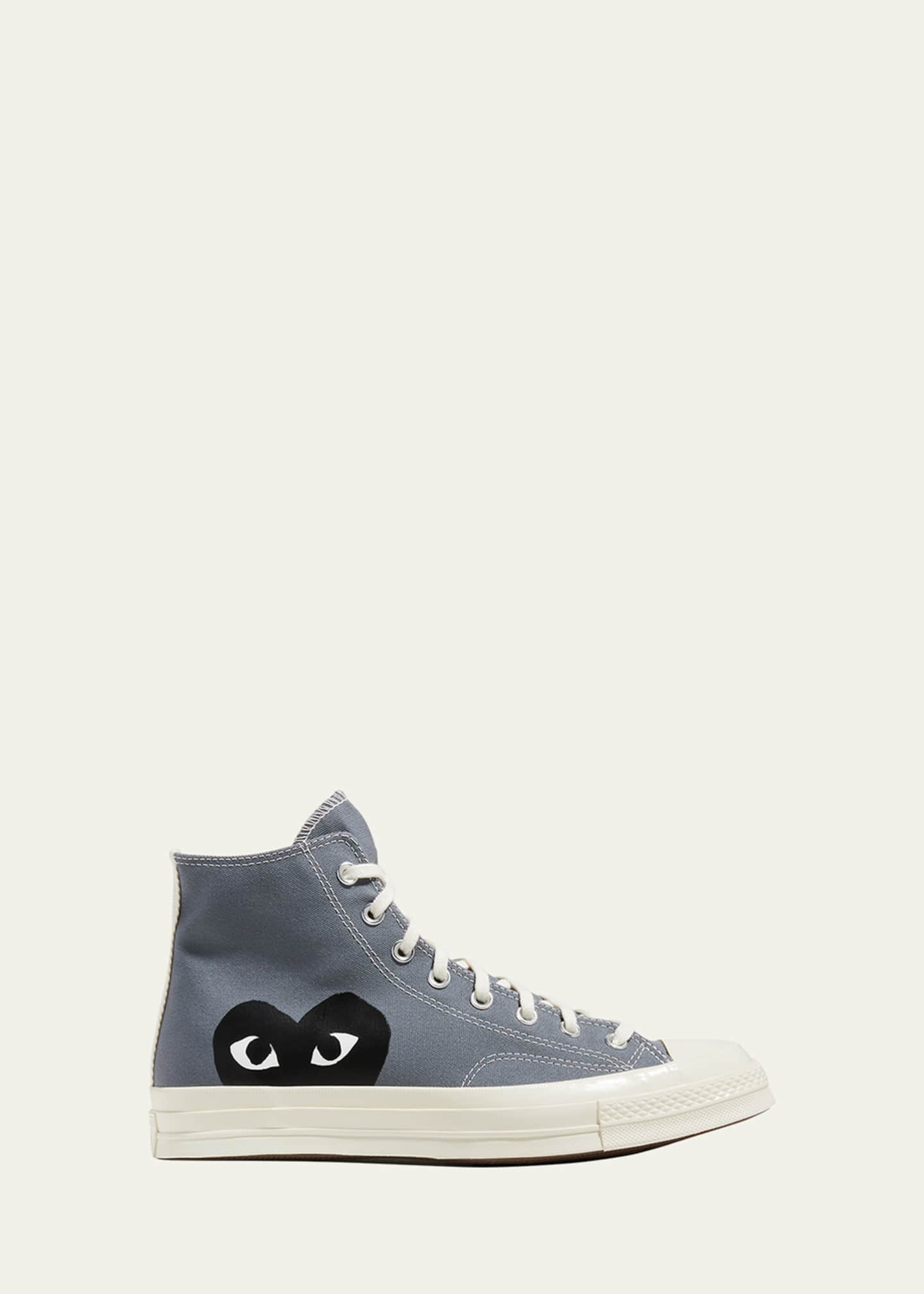 Comme des garcons high top canvas sneakers on sale