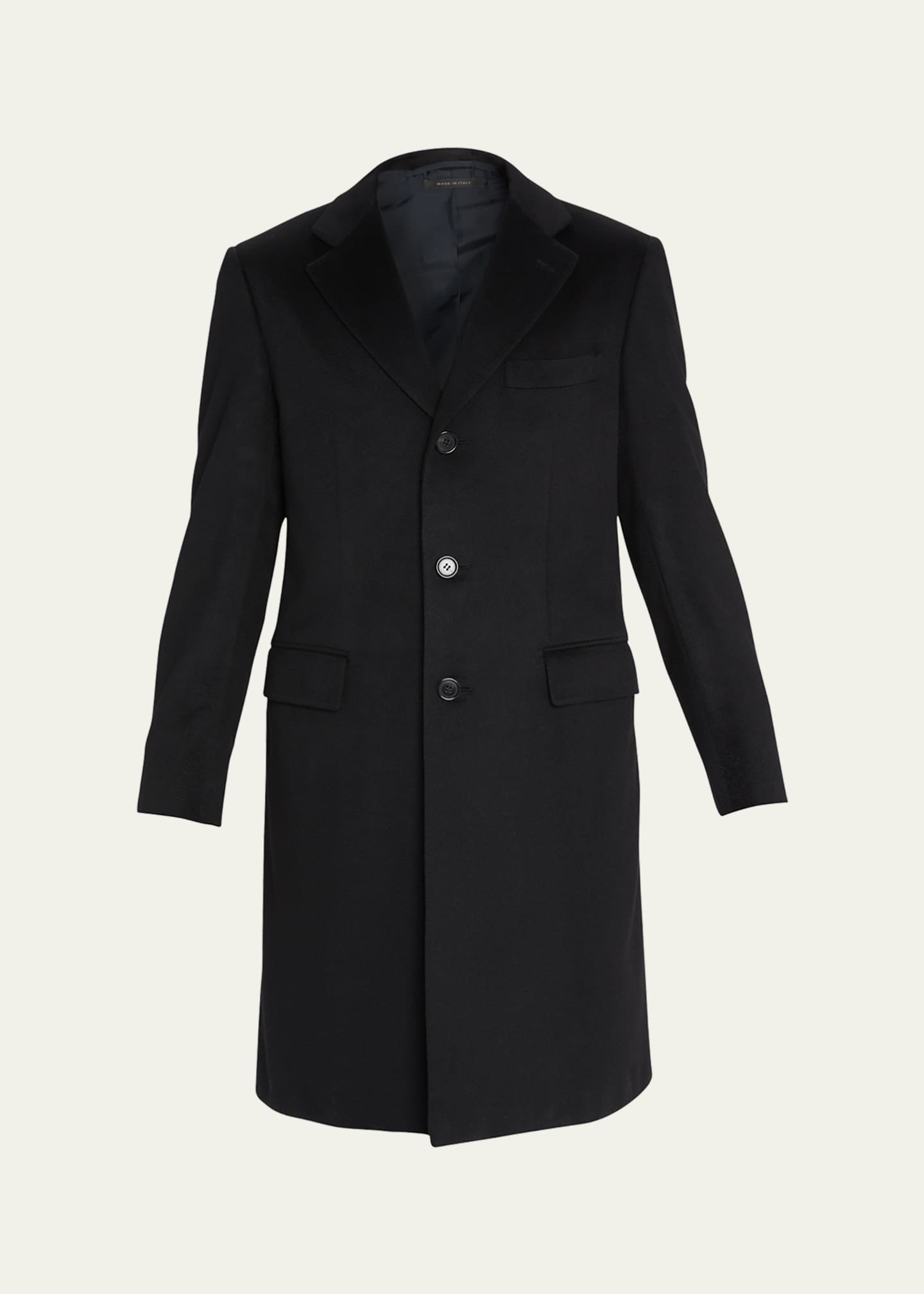 Brioni Men s Solid Cashmere Topcoat