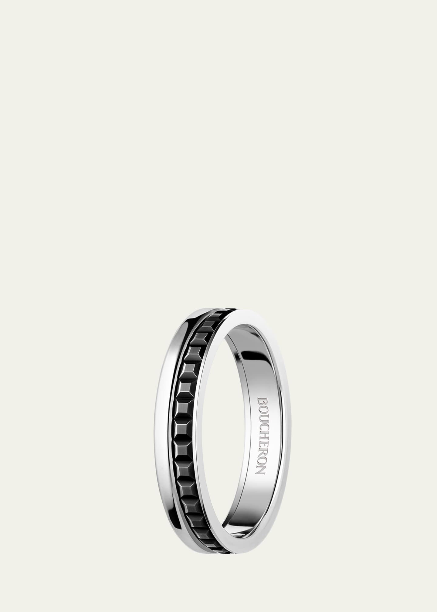 Boucheron Black and White Gold Quatre Follies Band Image 3 of 4