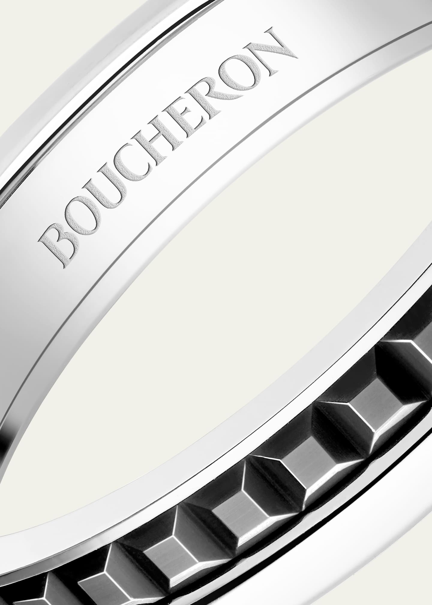Boucheron Black and White Gold Quatre Follies Band Image 4 of 4
