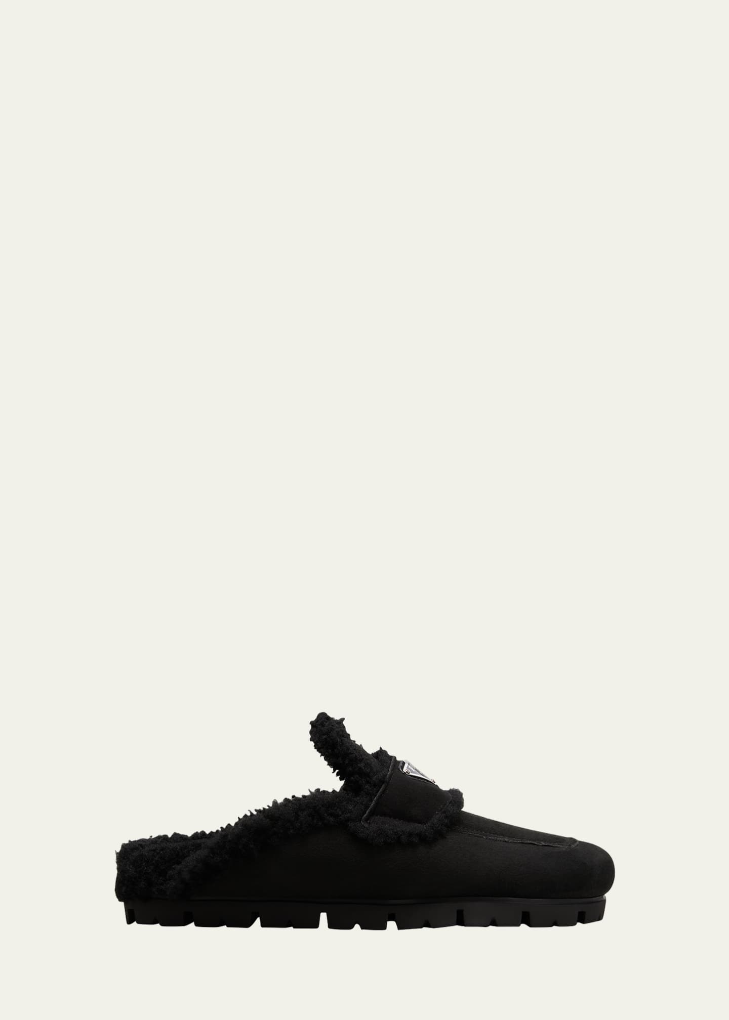Prada flat mules online