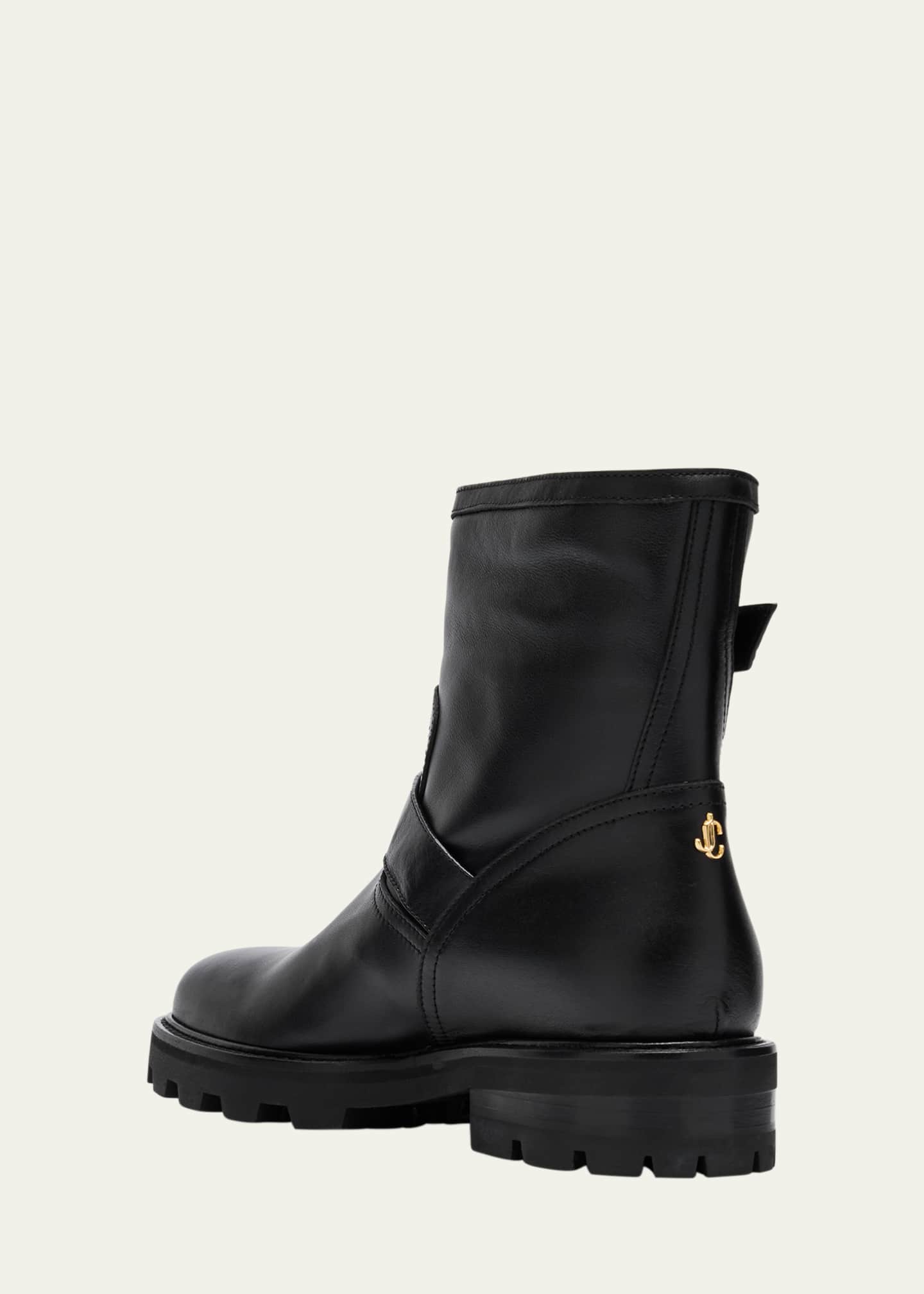 Jimmy choo youth leather biker boots shop