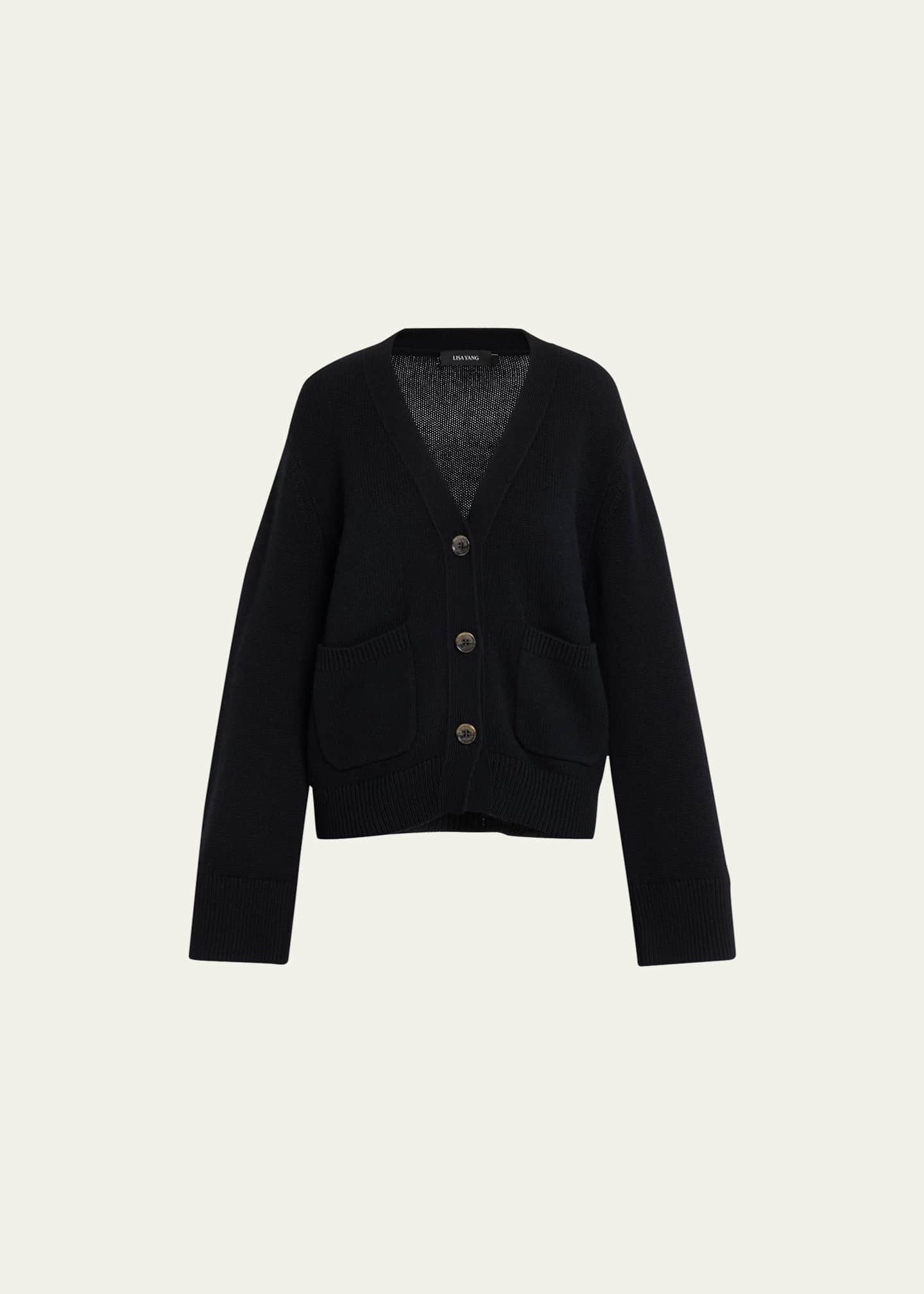 Lisa Yang Danni Cashmere Pocket Cardigan Image 1 of 5