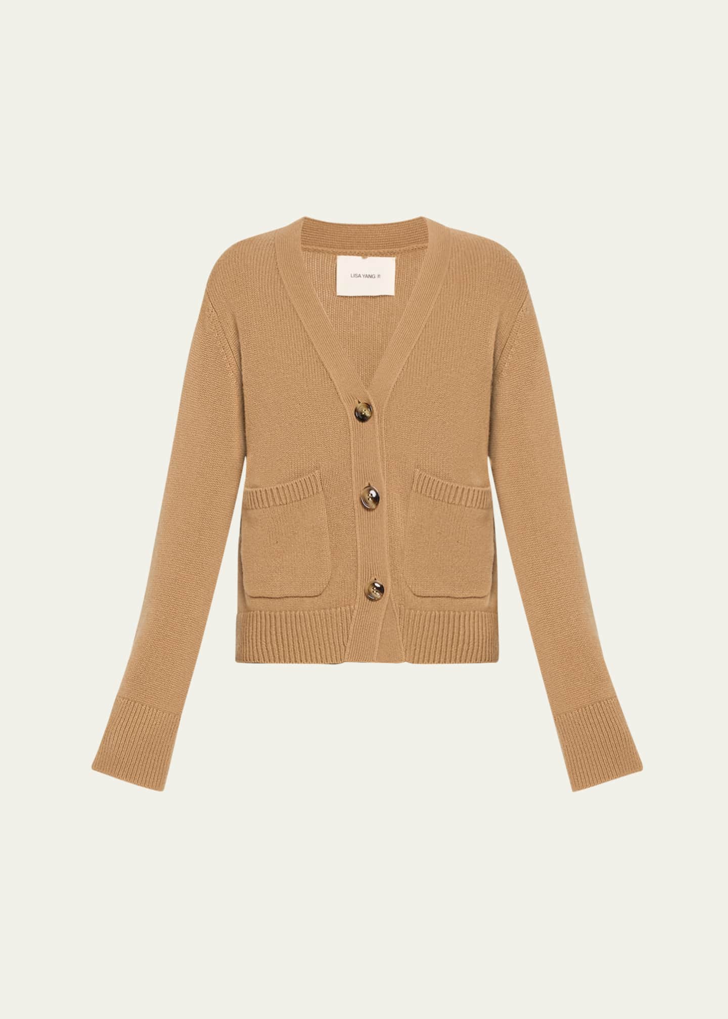 Lisa Yang Danni Cashmere Pocket Cardigan Image 1 of 5