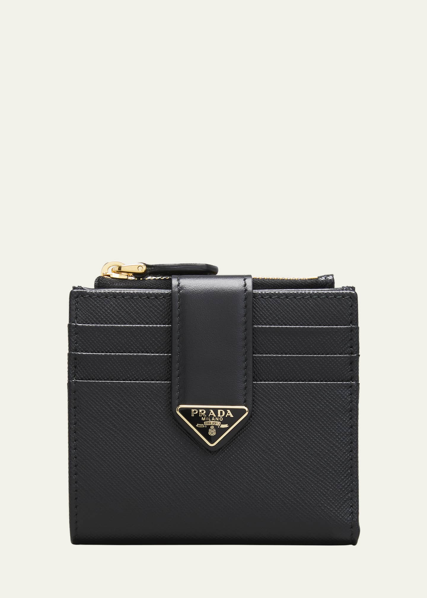 Shop Prada Saffiano Leather Wallet