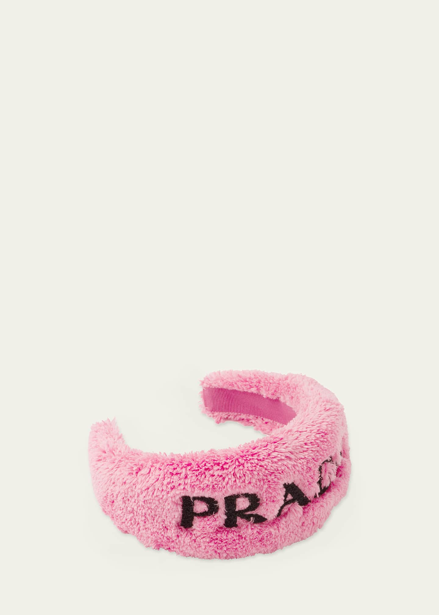 Prada headband hot sale logo