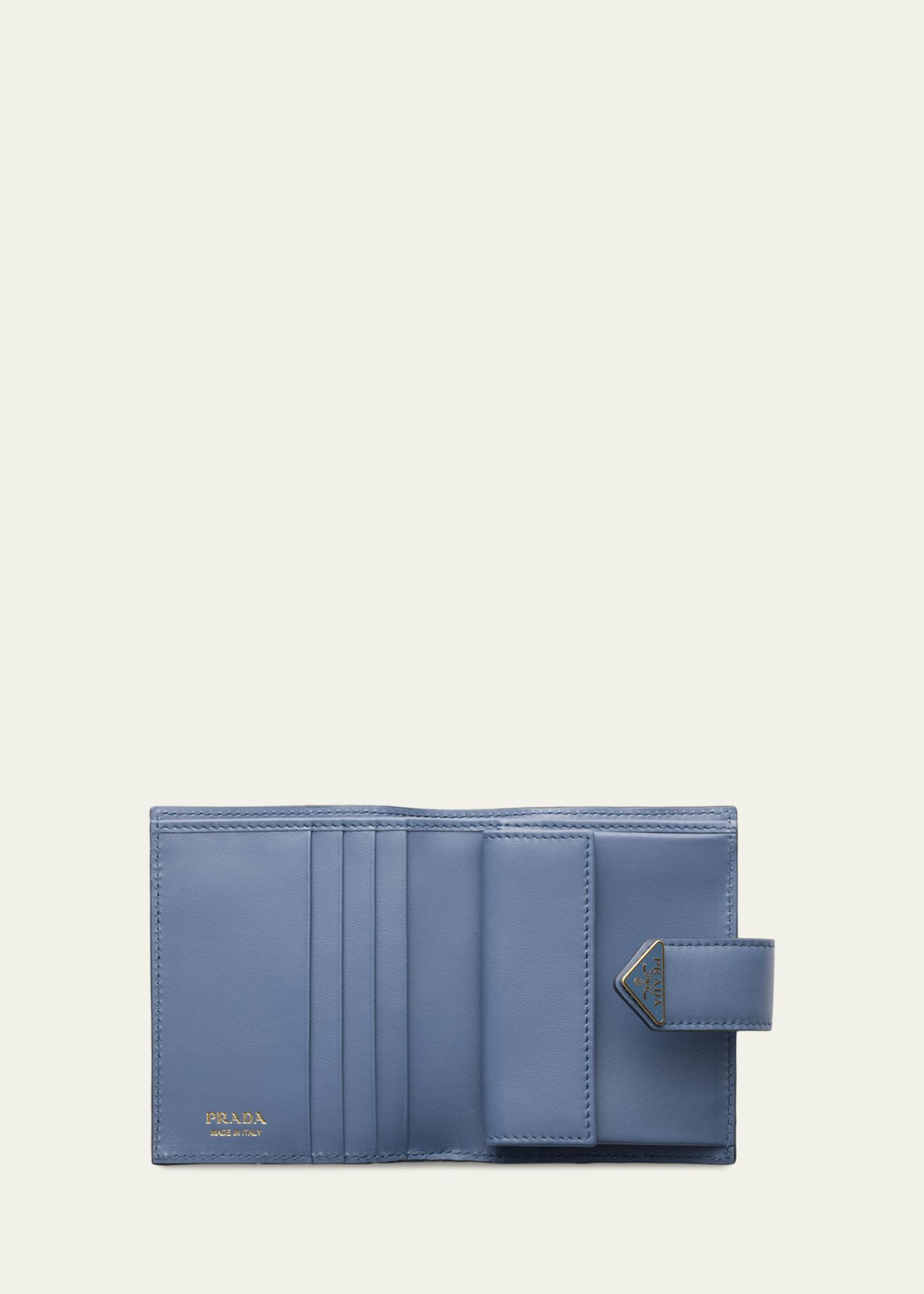 Prada Small Triangle Logo Flap Wallet - Bergdorf Goodman
