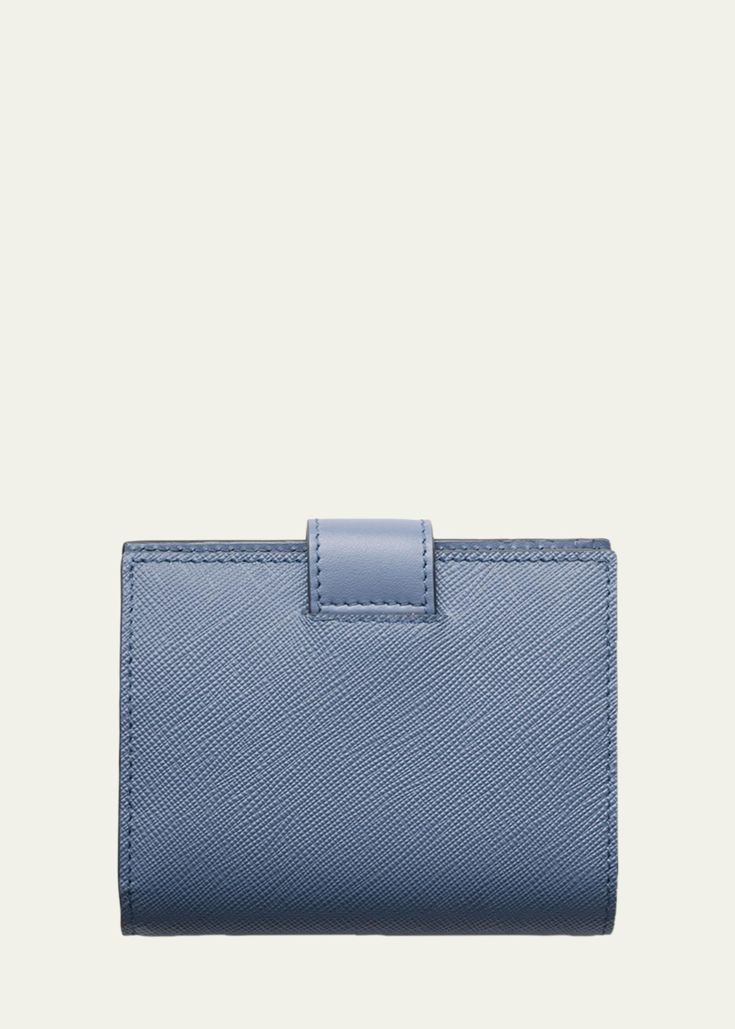 Prada Small Triangle Logo Flap Wallet - Bergdorf Goodman