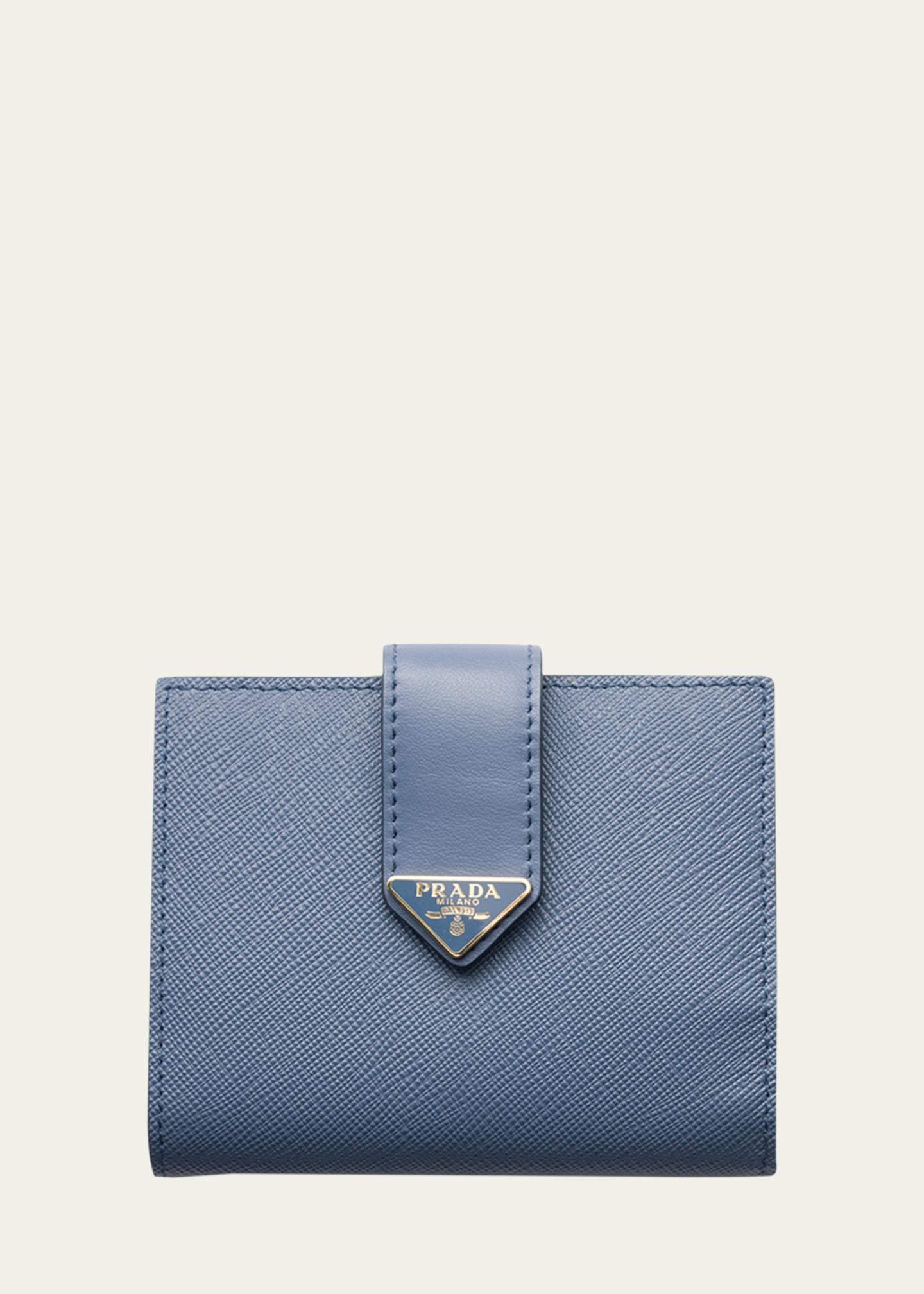 Prada Small Triangle Logo Flap Wallet - Bergdorf Goodman