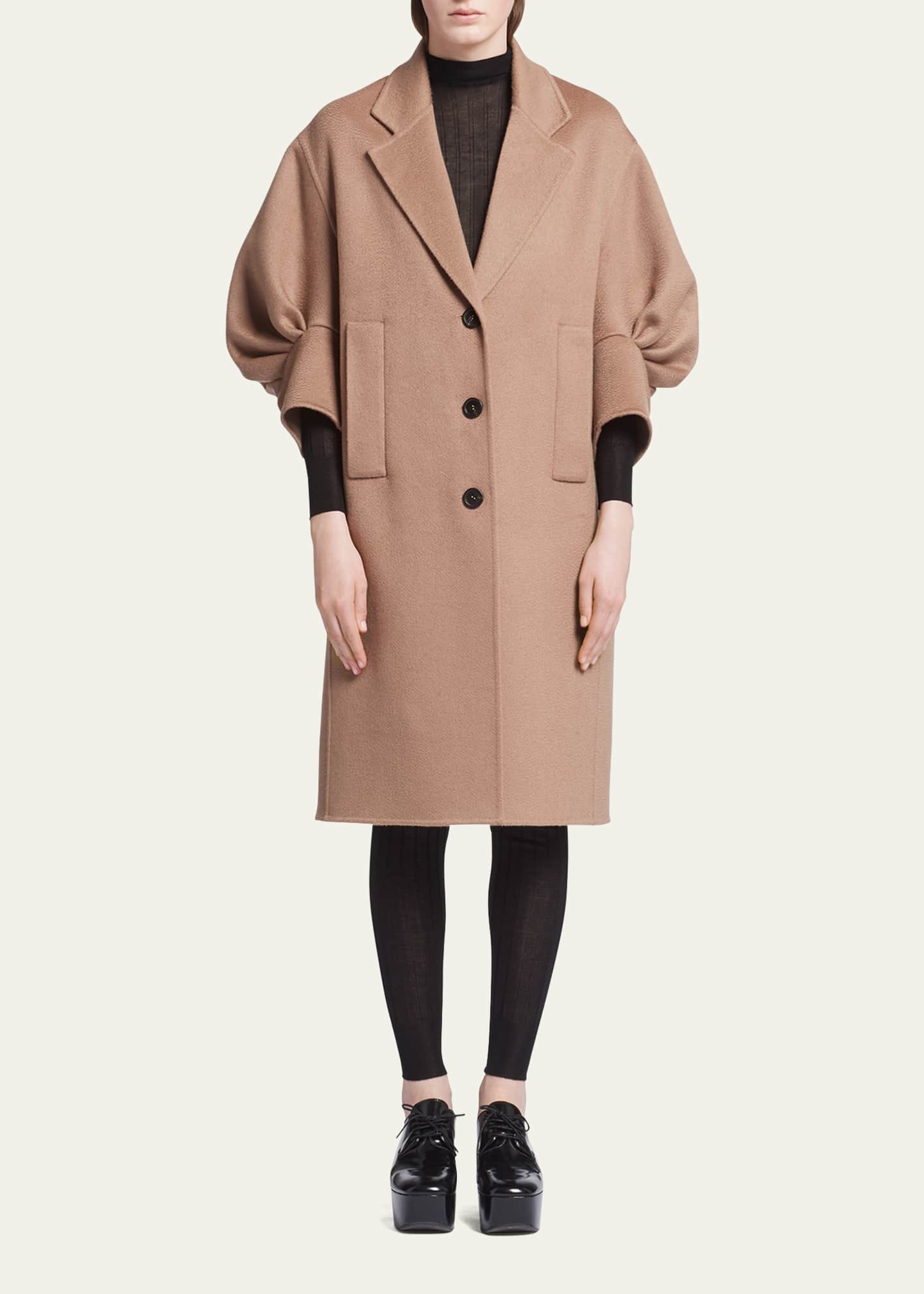 美品】louren / volume tack cocoon coat | bjland.ws