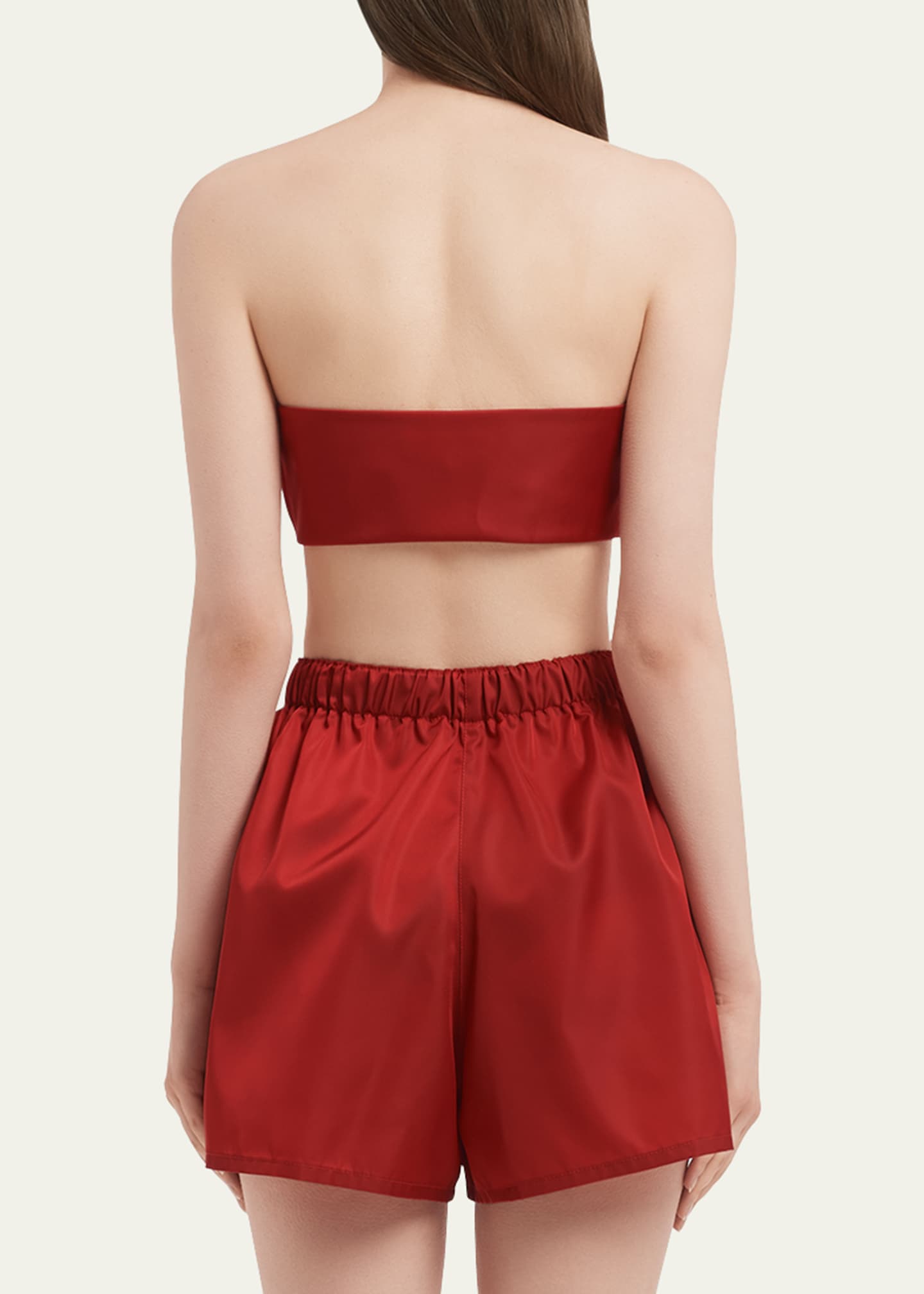 Prada strapless top hot sale