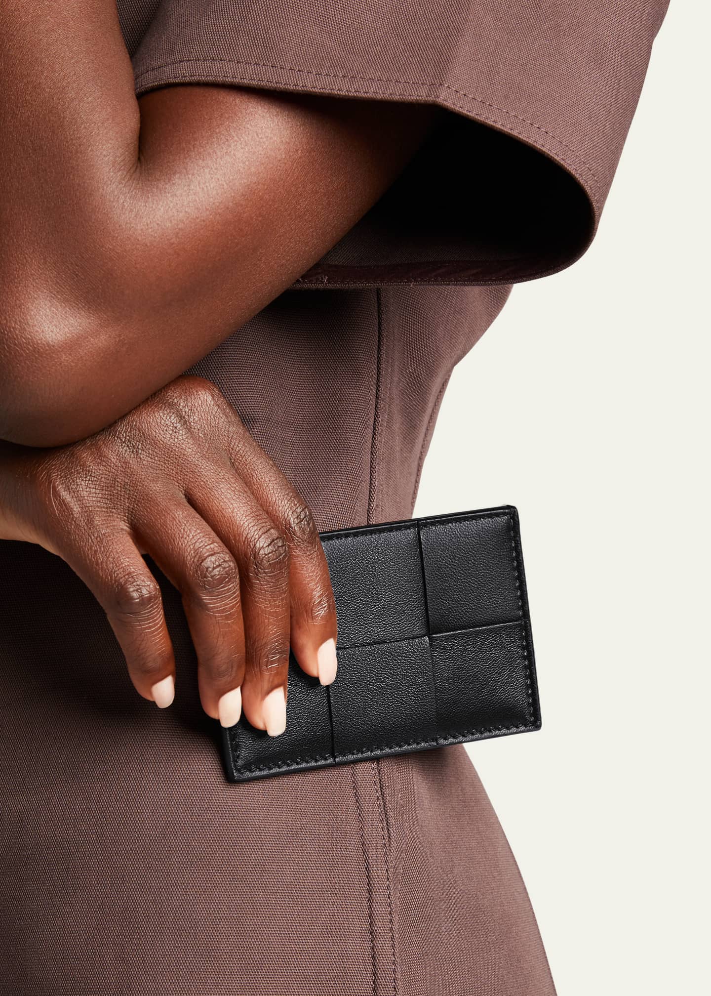 bottega veneta card case on strap