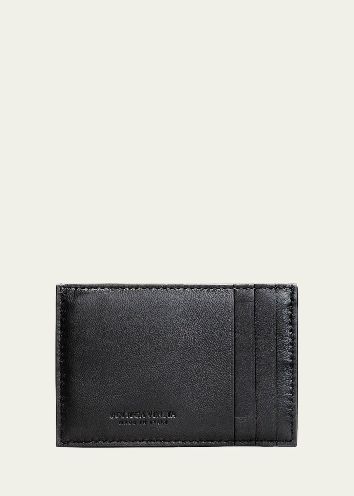 Bottega Veneta Intrecciato Woven Leather Card Case - Bergdorf Goodman