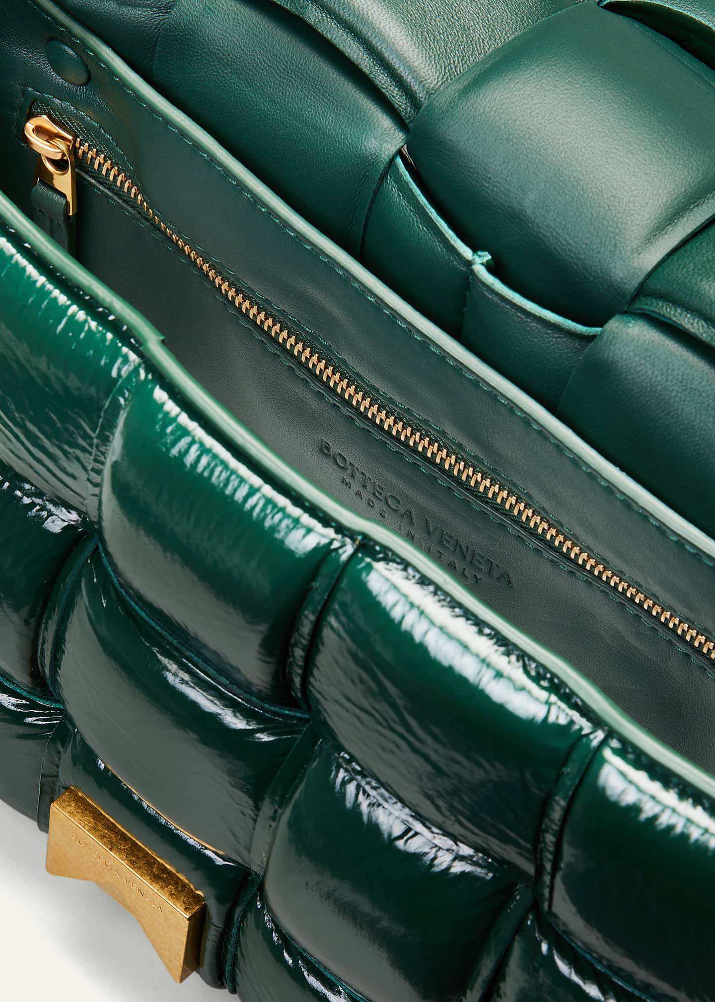 Bottega Veneta Shiny Padded Cassette Crossbody Bag Image 4 of 5