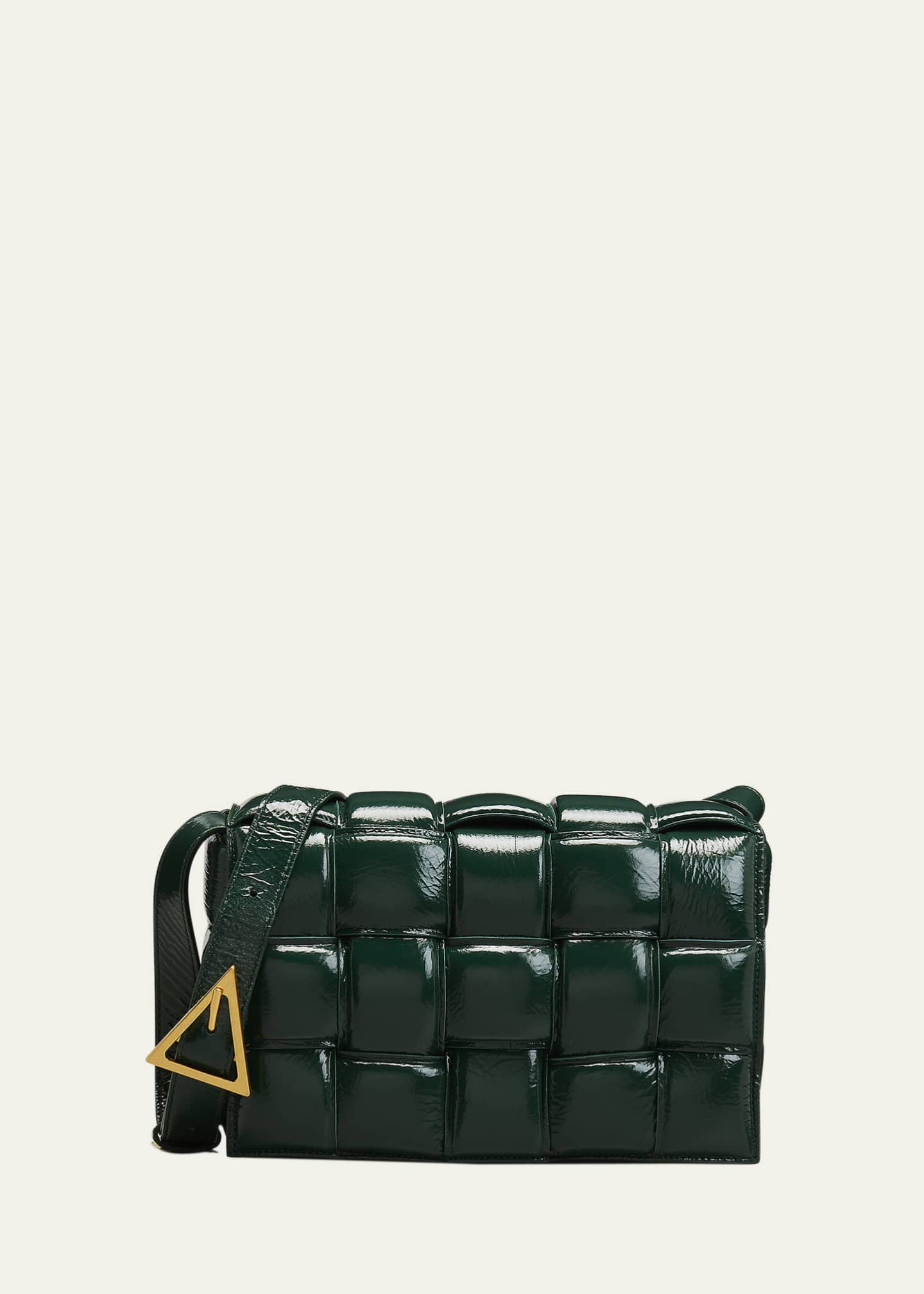 Bottega Veneta Shiny Padded Cassette Crossbody Bag Image 1 of 5