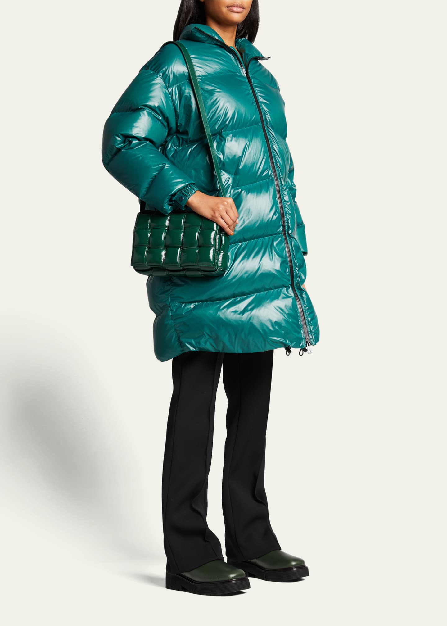 Bottega Veneta Shiny Padded Cassette Crossbody Bag Image 5 of 5