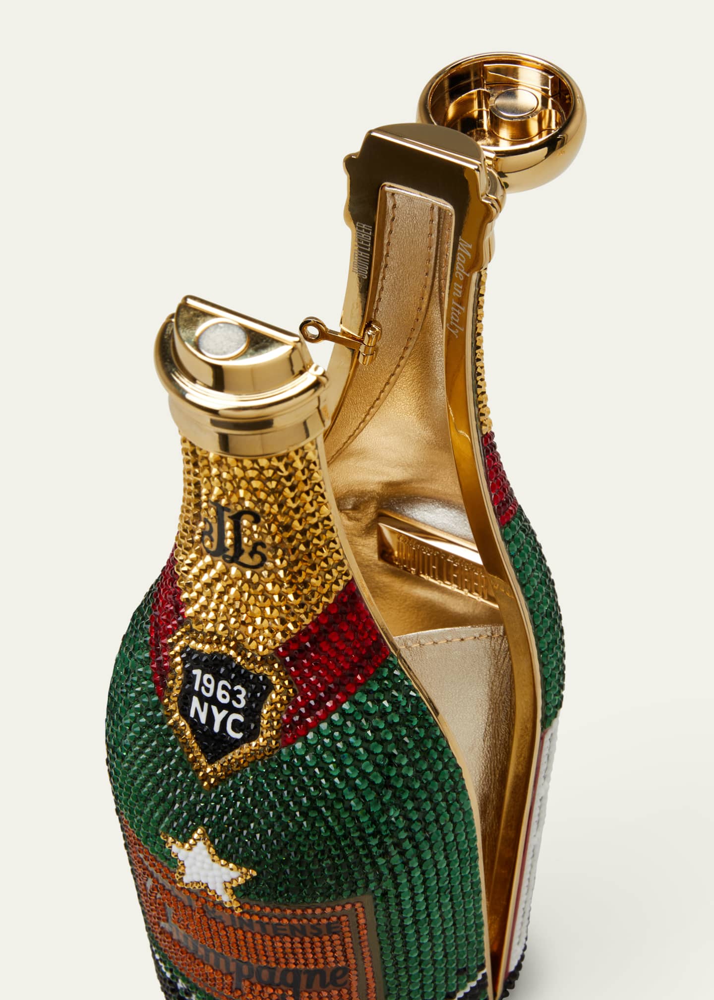 Champagne shaped purse 2025