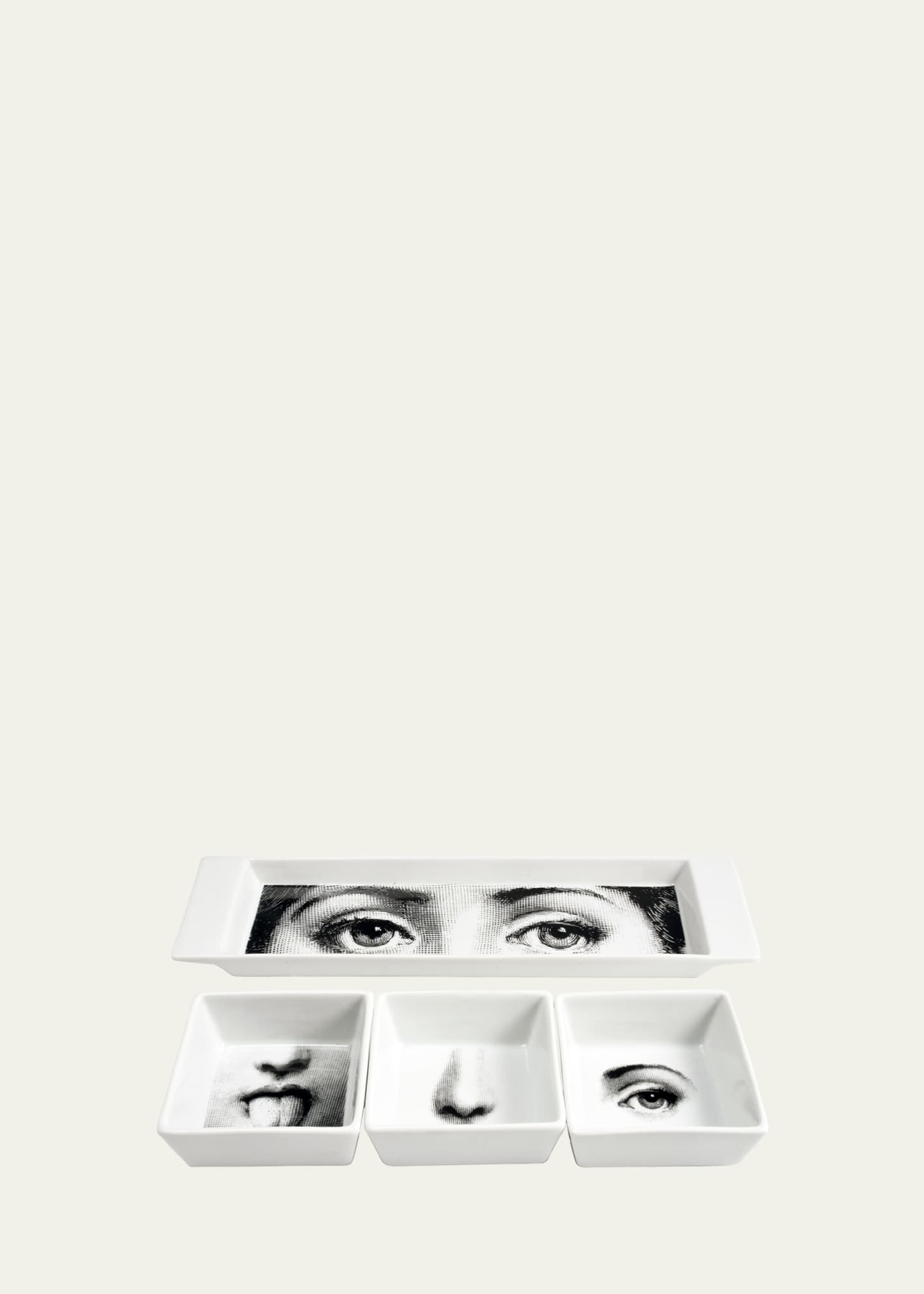 Fornasetti I Sensi Appetizer Tray Set