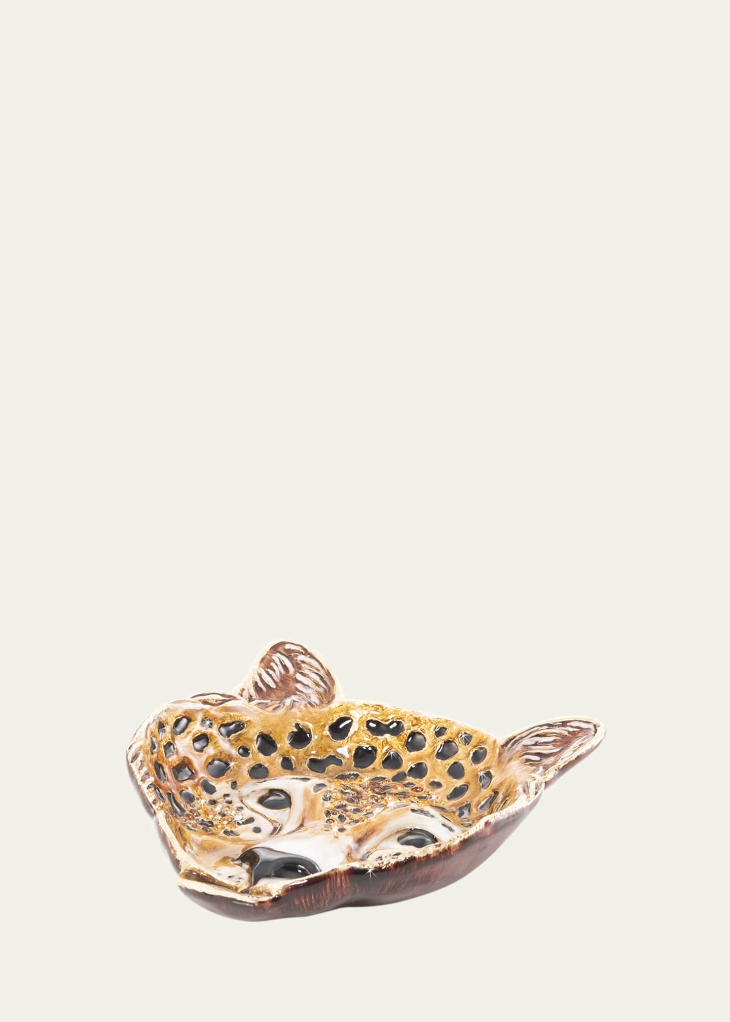Jay Strongwater Leopard Trinket Tray Image 1 of 2