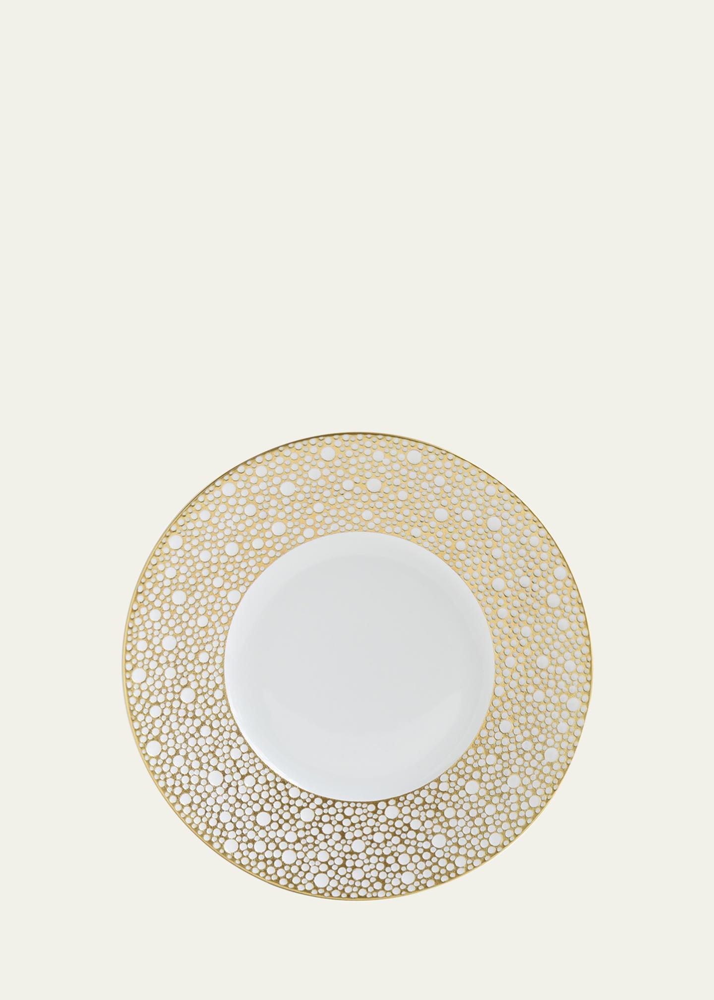 thumbnail interactive-video image 1 of Bernardaud Bread Plate Ecume Gold | Scopelliti 1887 1 of 11