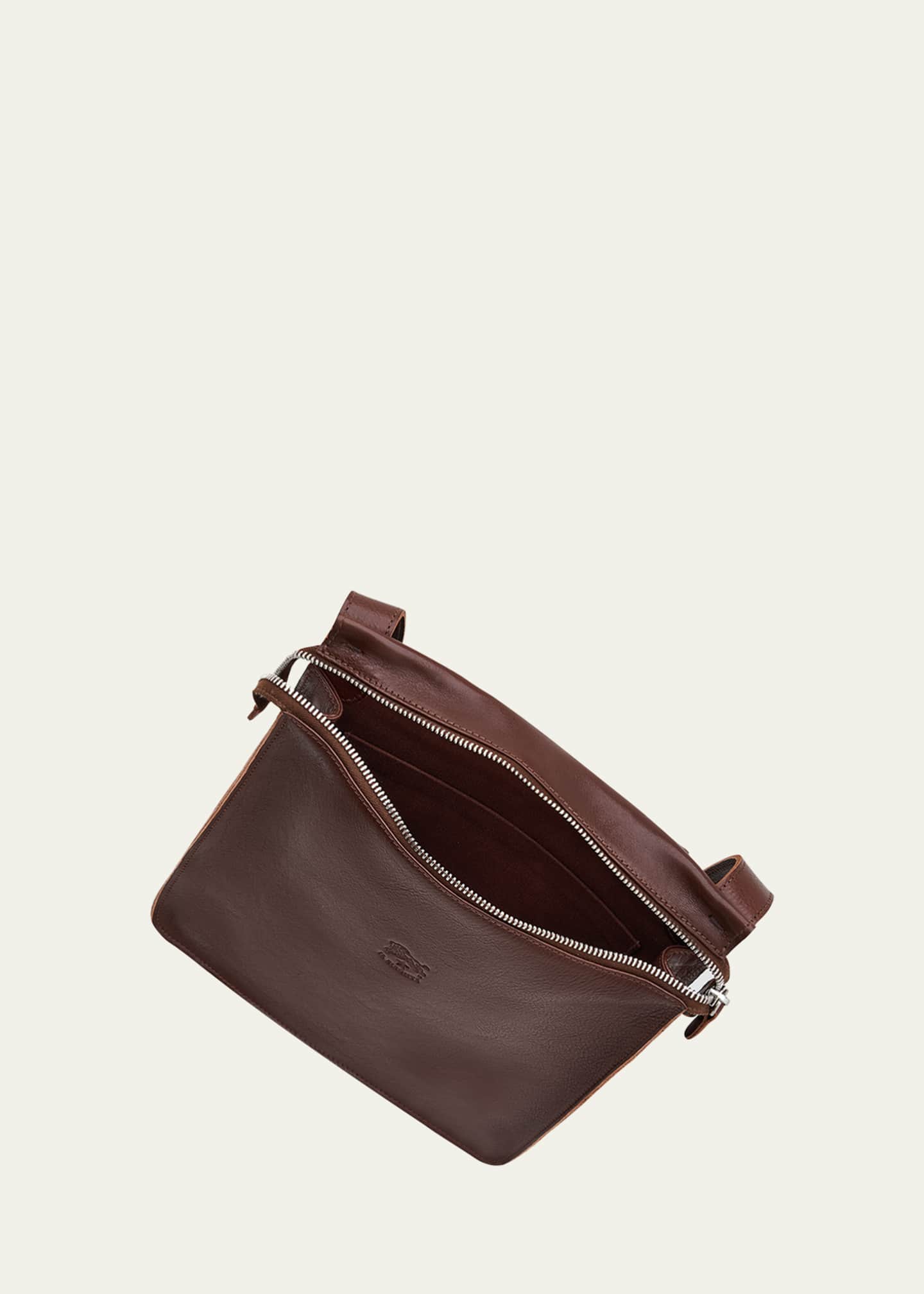 Il Bisonte Men's Leather Crossbody Bag Image 3 of 4