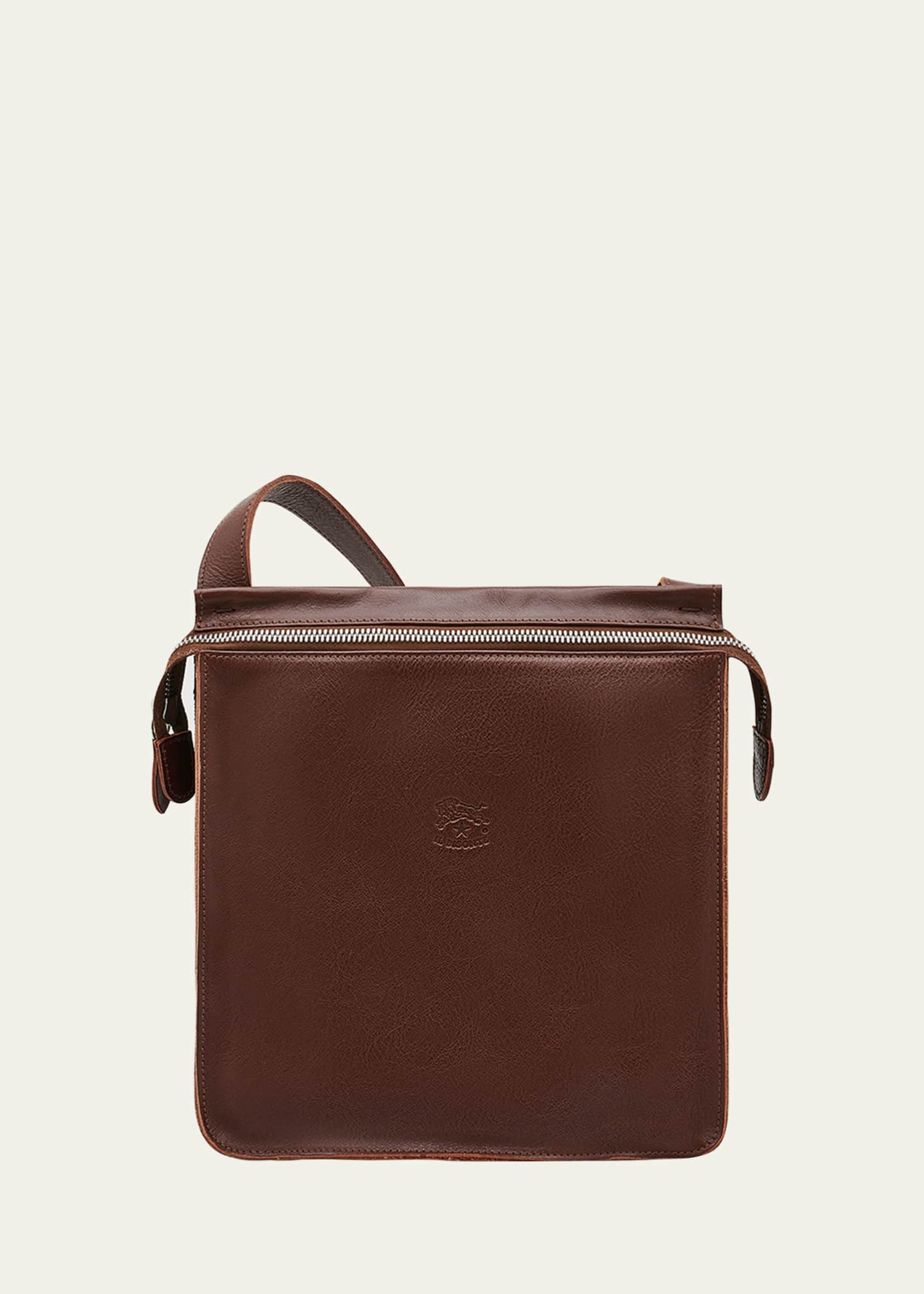 Il Bisonte Men's Leather Crossbody Bag Image 1 of 4
