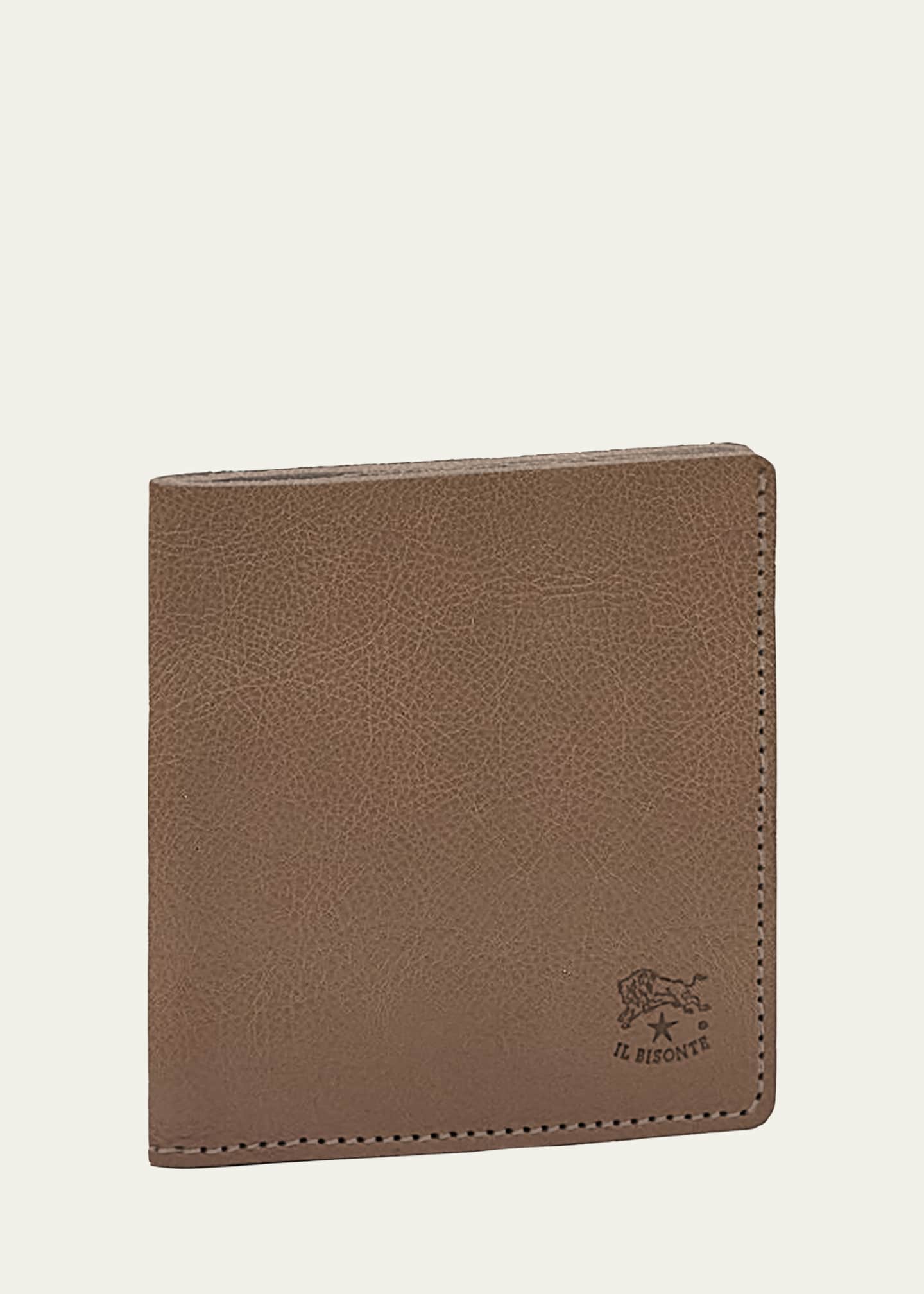 Il Bisonte Men's Slim Bi-Fold Leather Wallet Image 4 of 4
