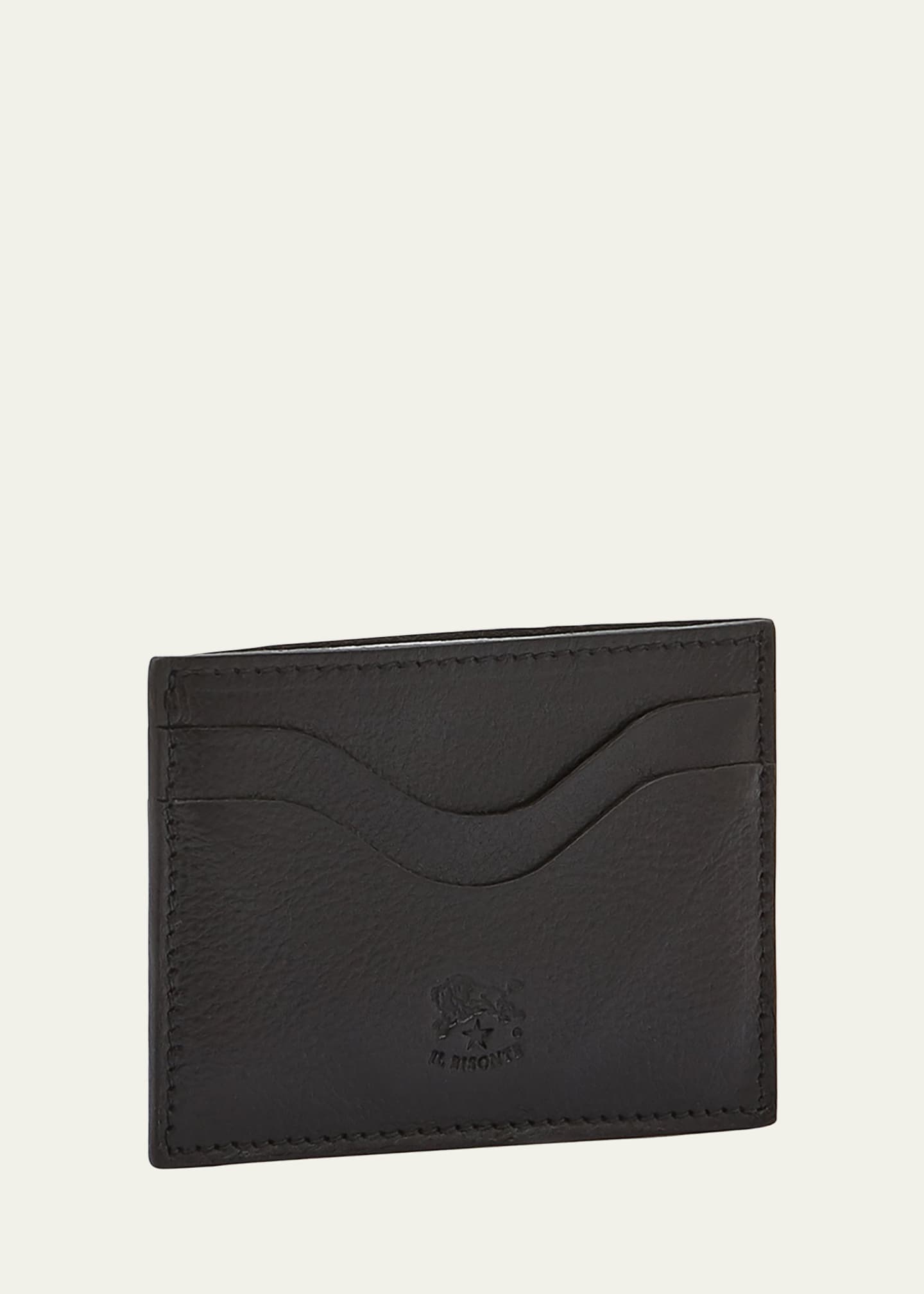 Il Bisonte Men's Leather Card Case Image 2 of 3