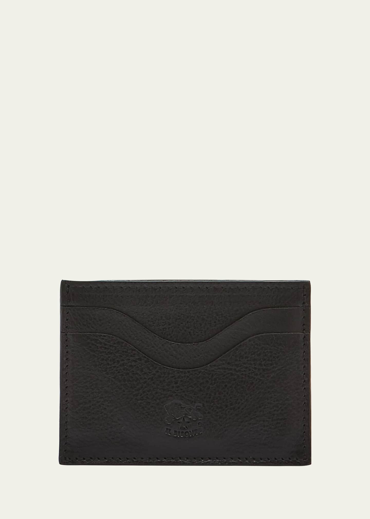 Il Bisonte Men's Leather Card Case Image 1 of 3
