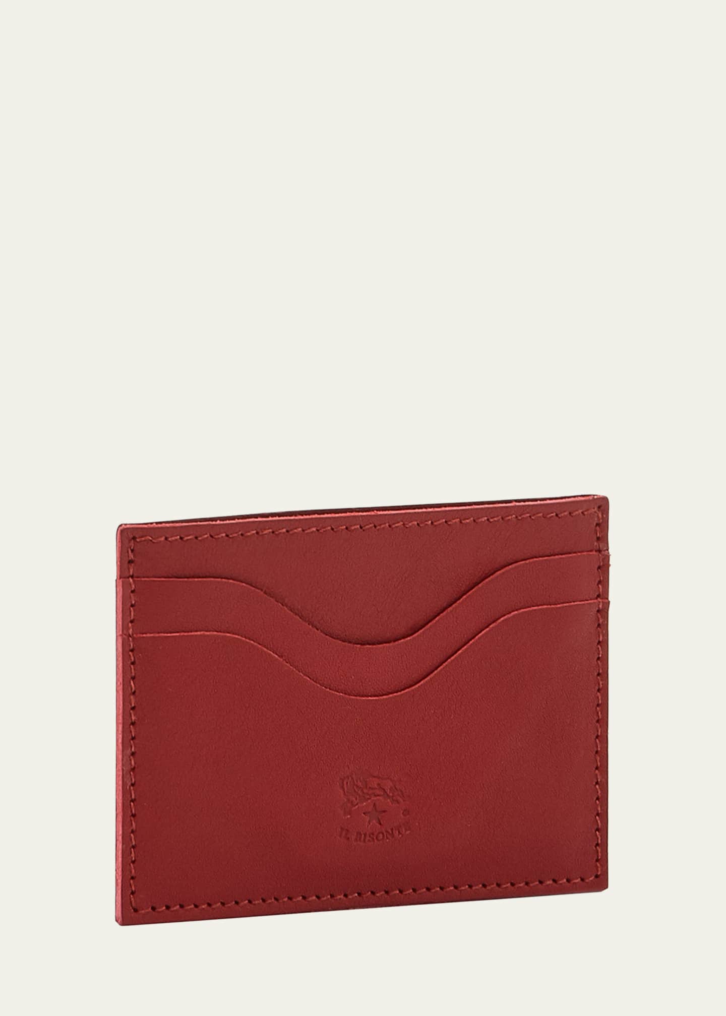 Il Bisonte Men's Leather Card Case Image 2 of 3
