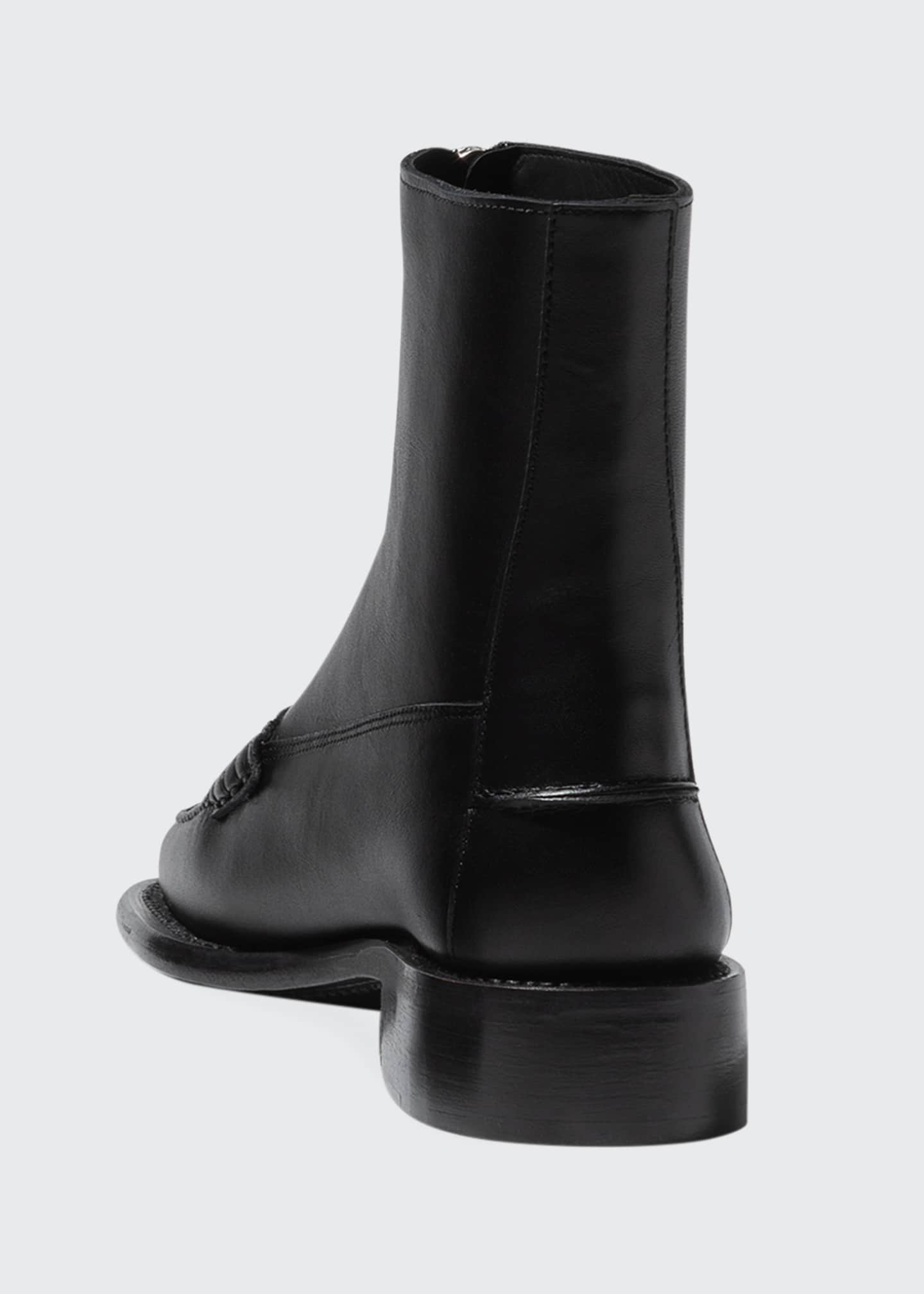 HEREU Mallera Front-Zip Ankle Boots - Bergdorf Goodman