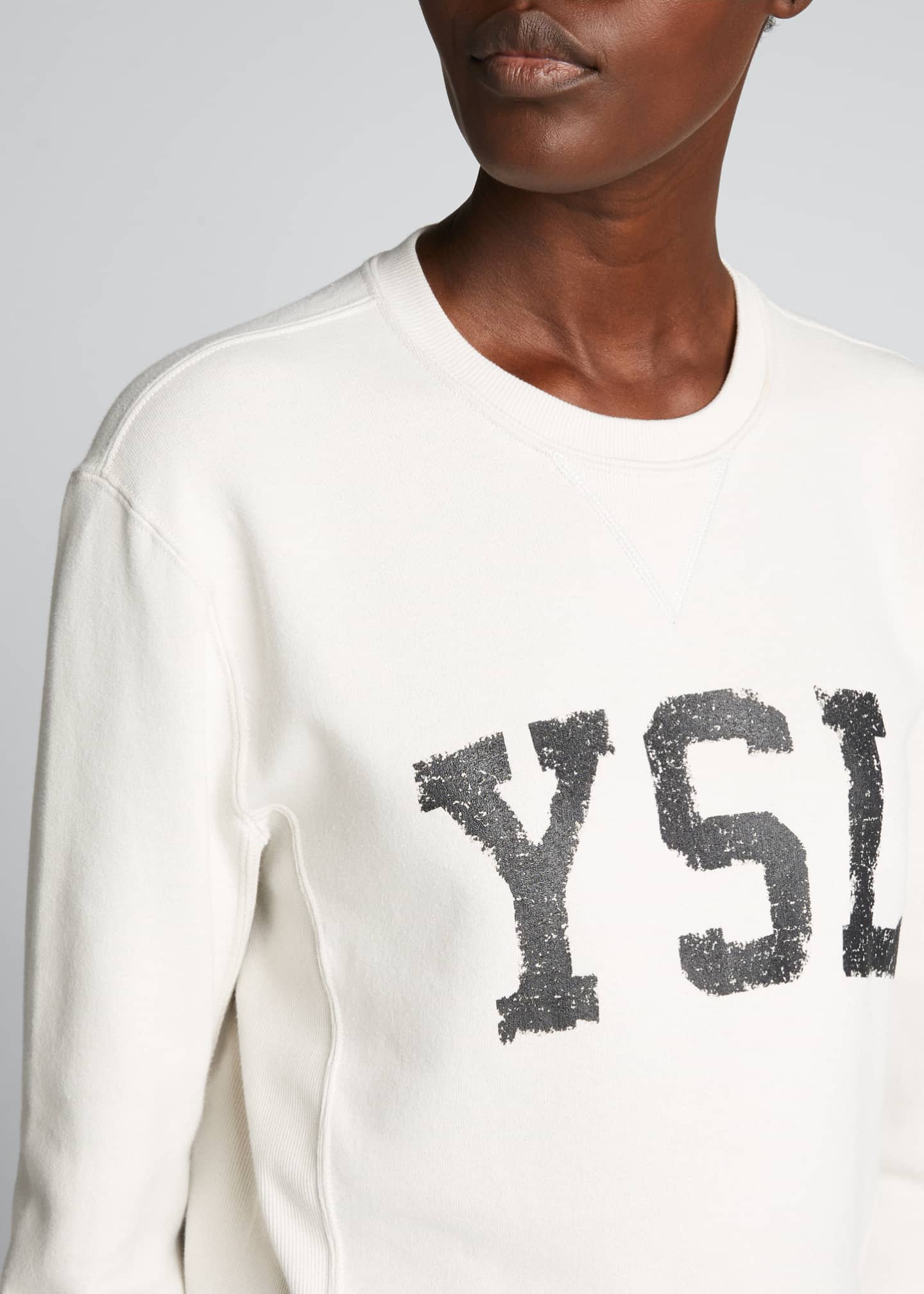 Ysl crewneck sweatshirt Clearance
