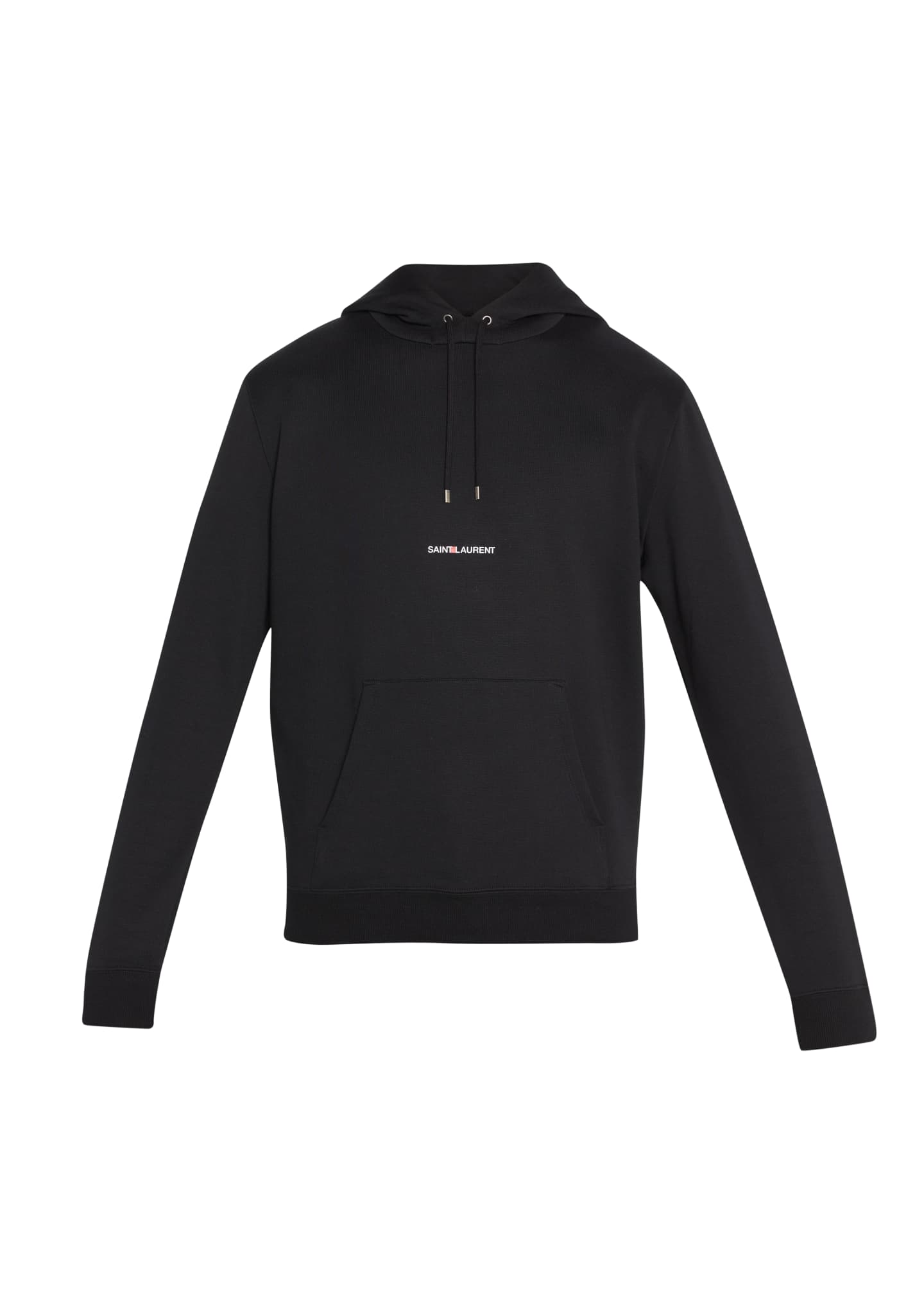 Saint Laurent Men's Rive Gauche Jersey Hoodie Image 5 of 5