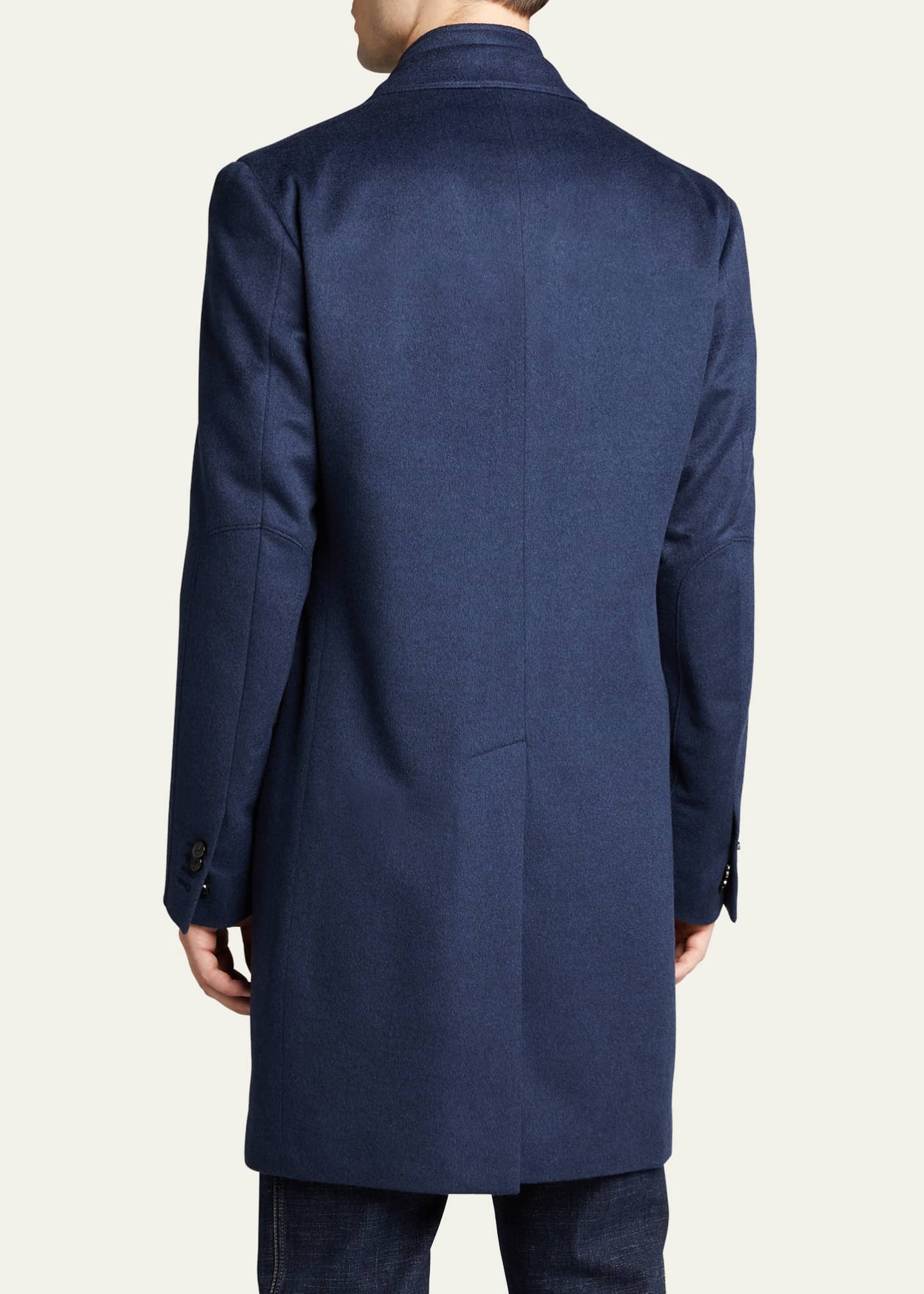 Corneliani Men's Wool Topcoat w/ Removable Chest Piece Bergdorf Goodman