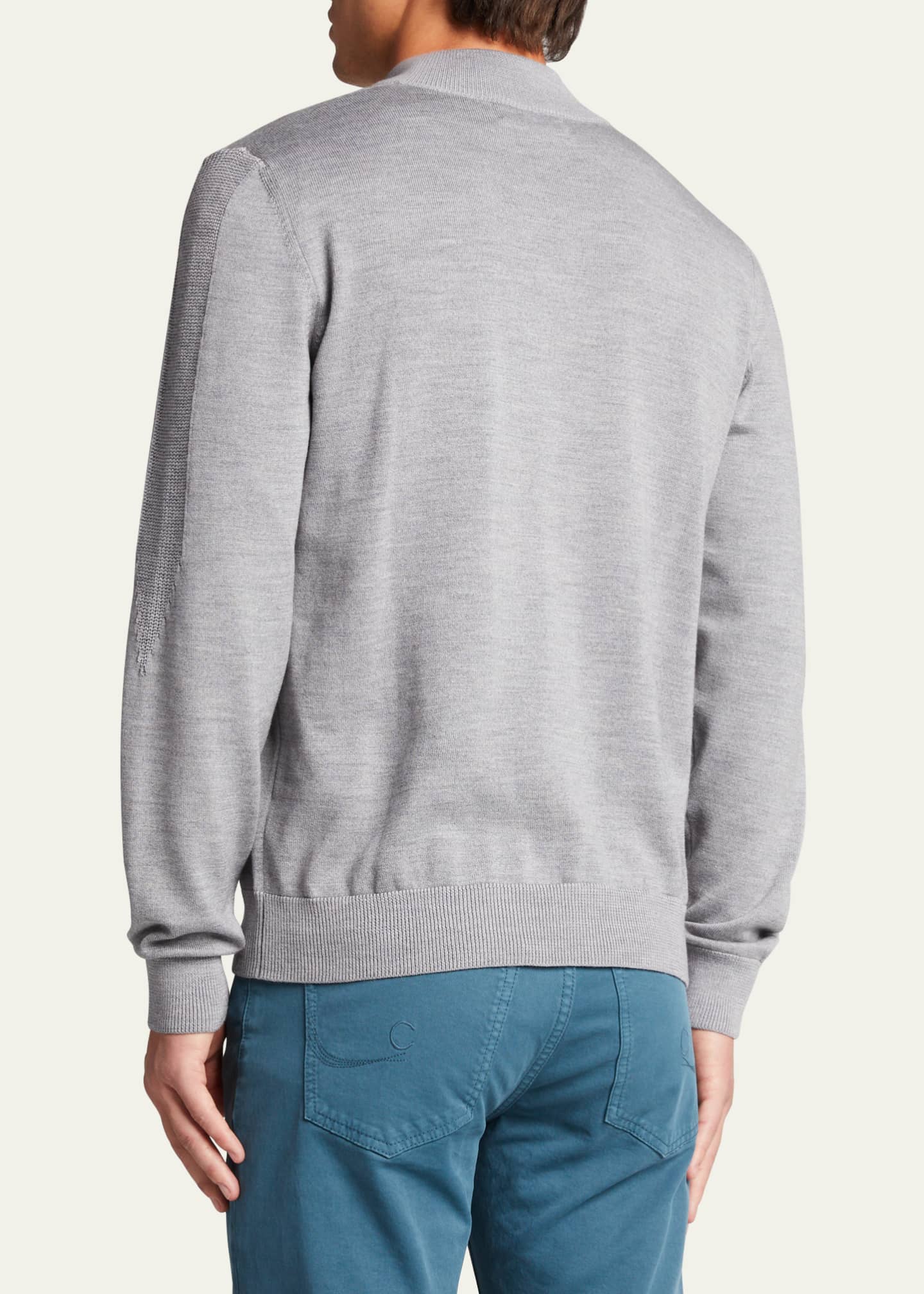 Corneliani Men's Full-Zip Track Jacket Image 3 of 5