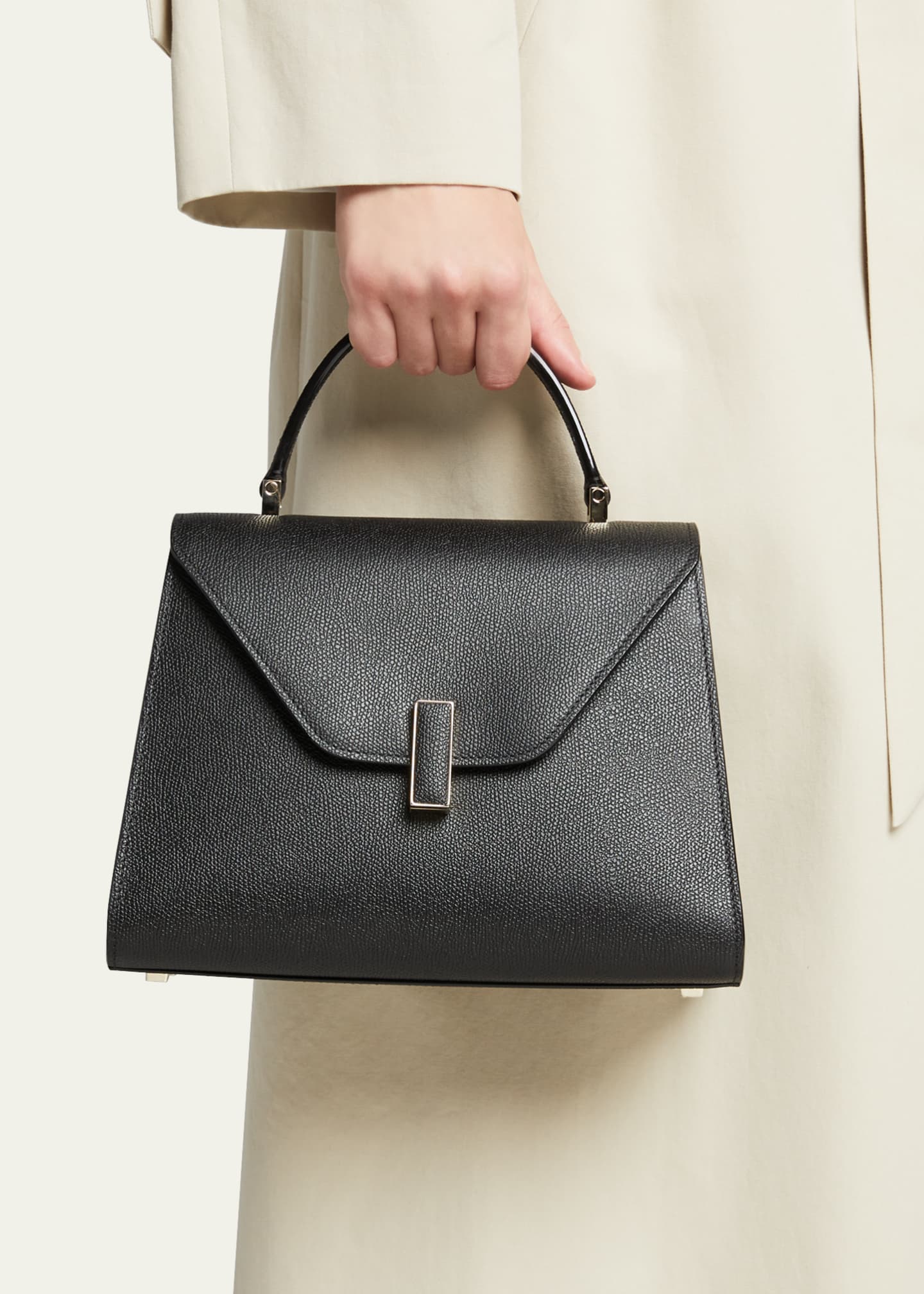 Valextra Iside Media Envelope Flap Top Handle Bag Bergdorf Goodman