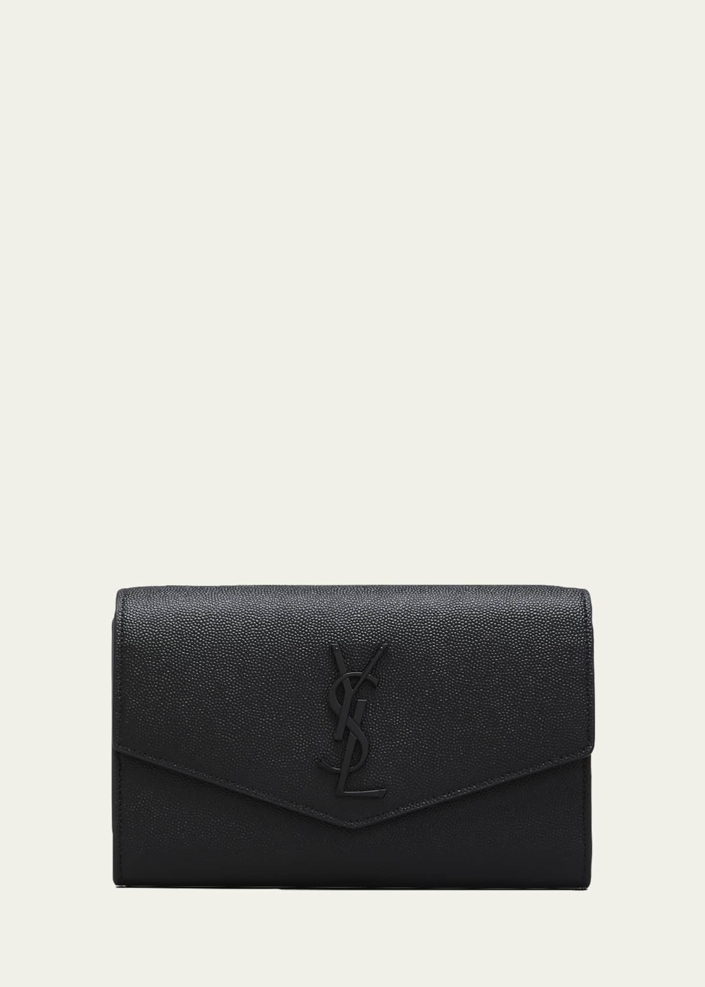 Saint Laurent Uptown Leather Wallet-on-chain