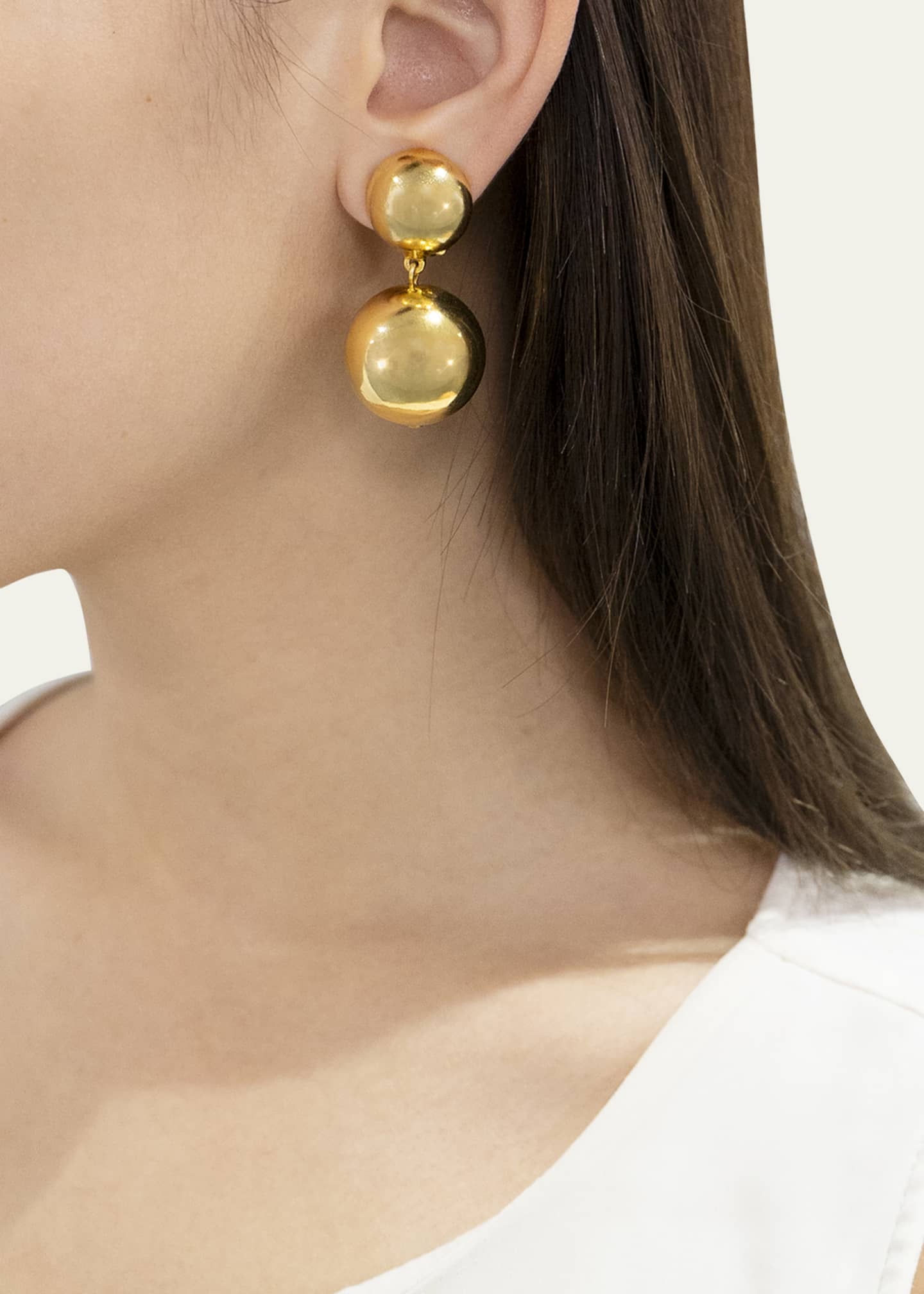 Ben-Amun Gold Ball Clip-On Earrings - Bergdorf Goodman